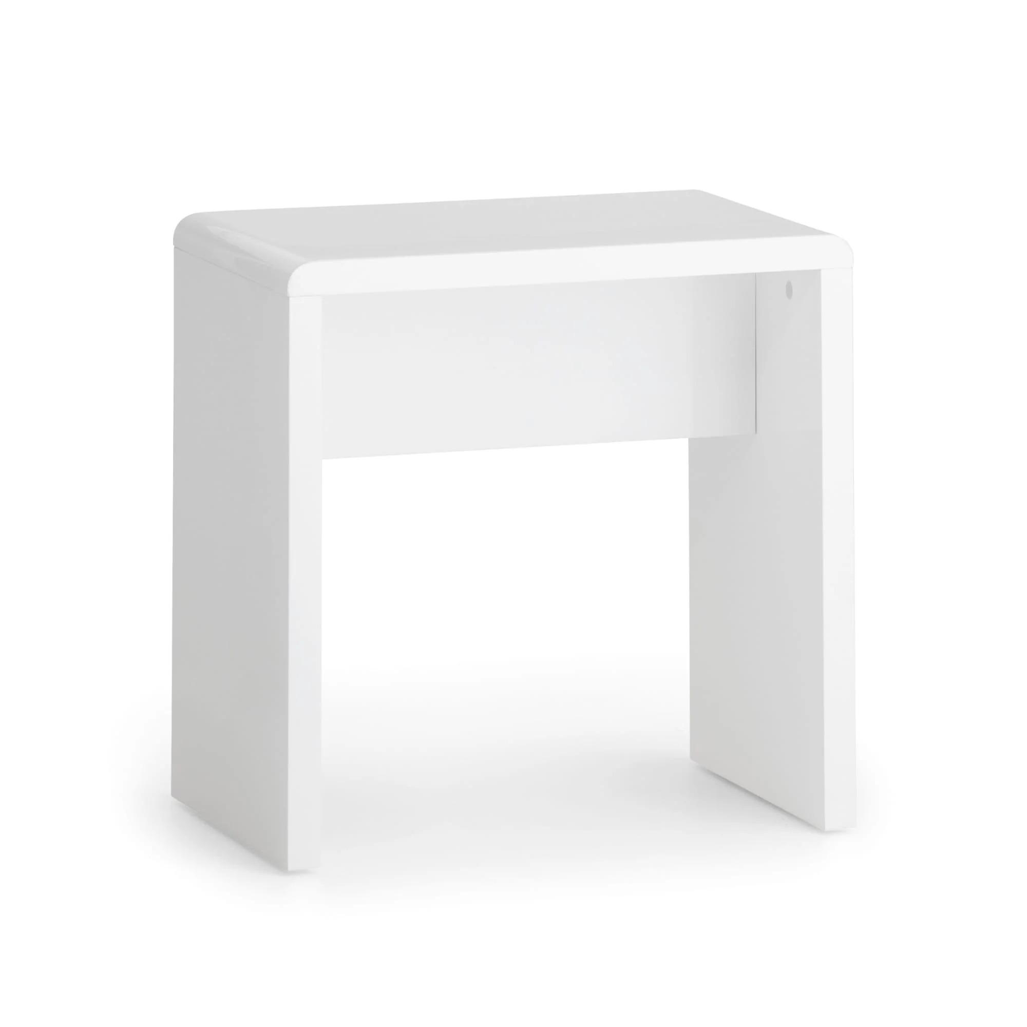 Manhattan Dressing Stool - White Gloss