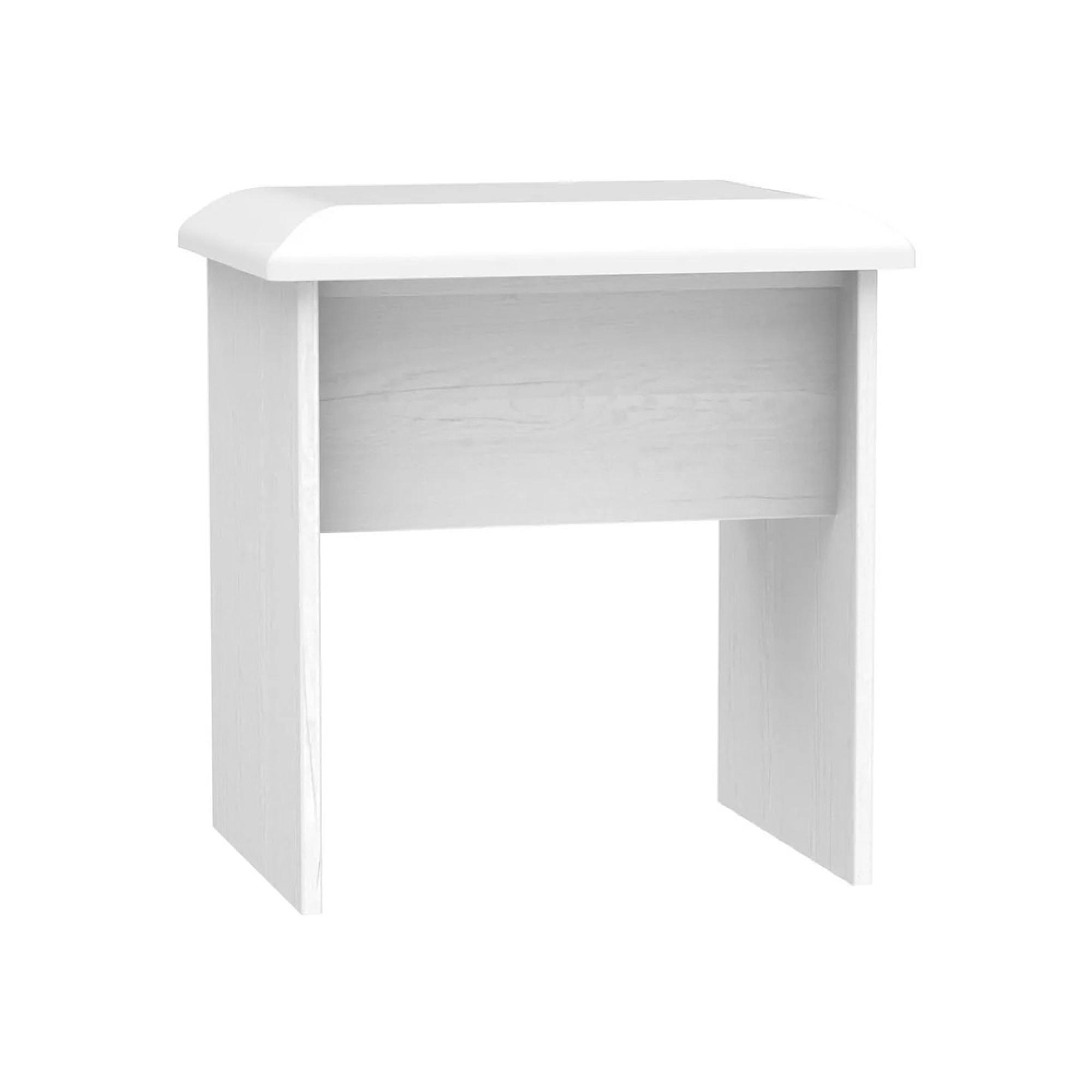 Dorset Dressing Stool - Padded - White