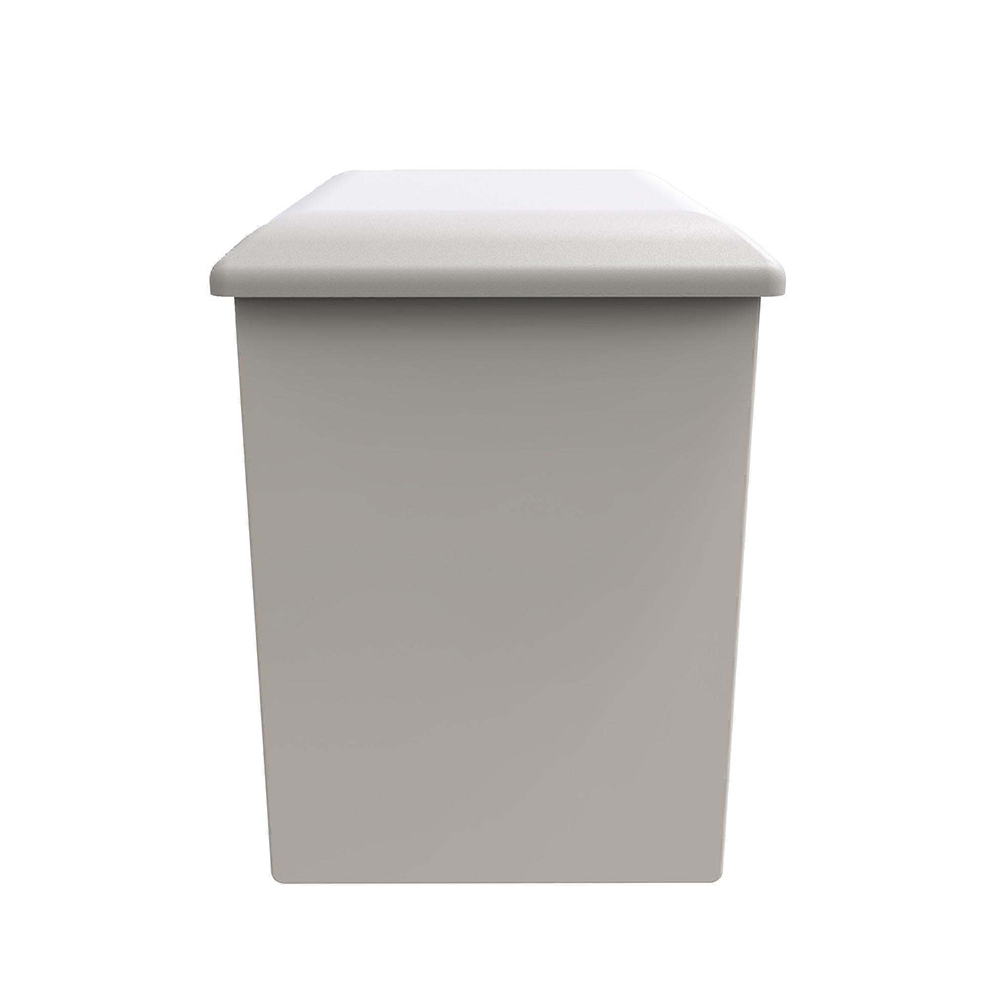 Camden Dressing Stool - Padded - White Gloss