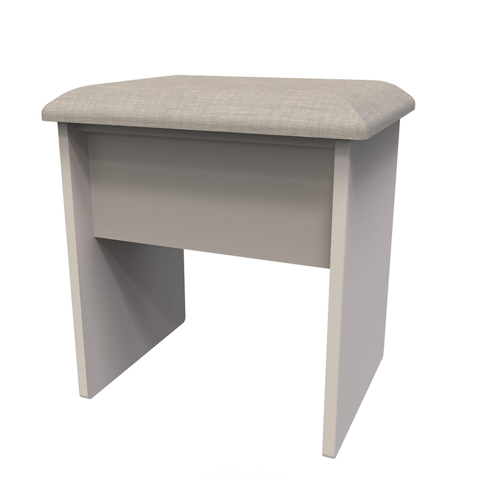 Camden Dressing Stool - Padded - Cashmere