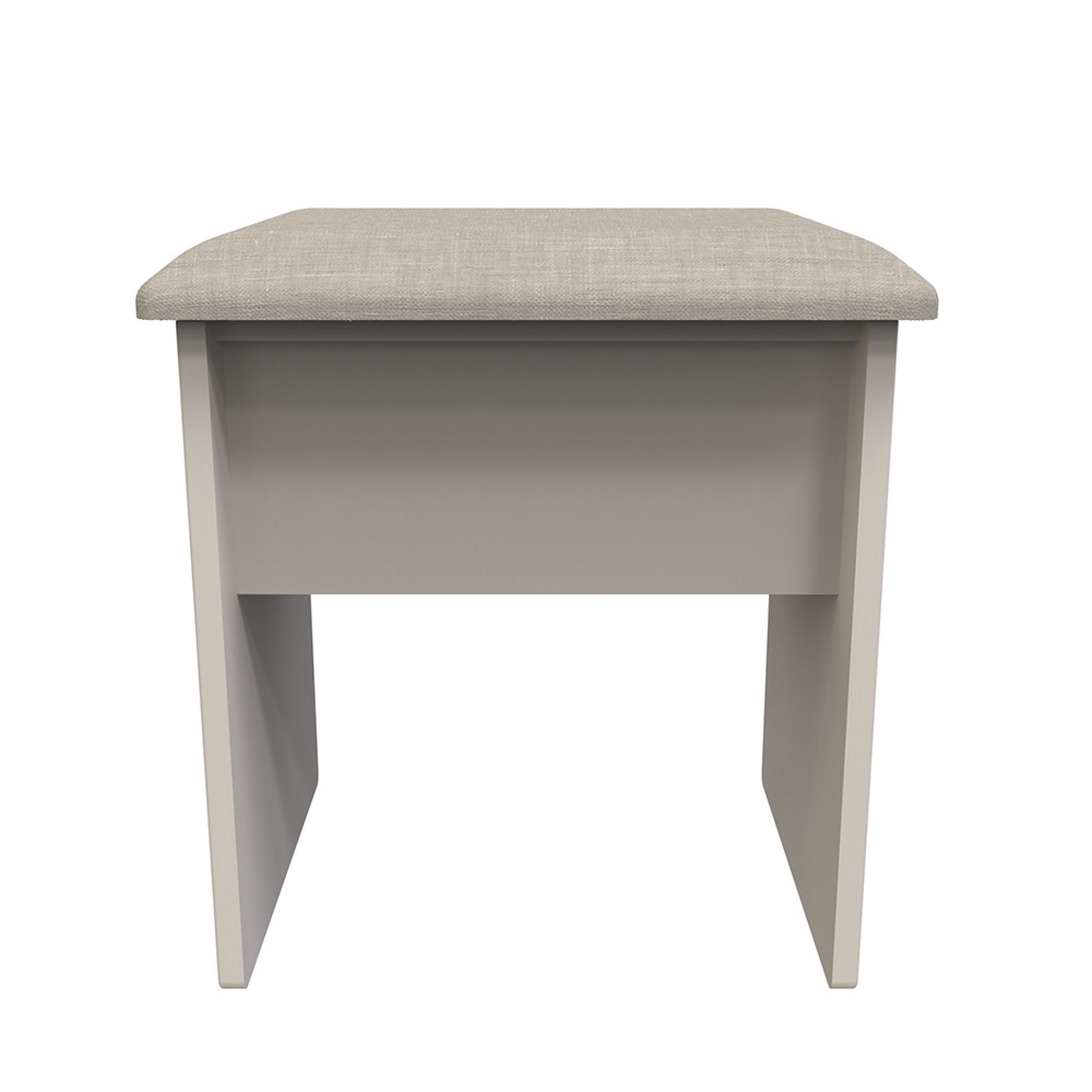 Camden Dressing Stool - Padded - Cashmere
