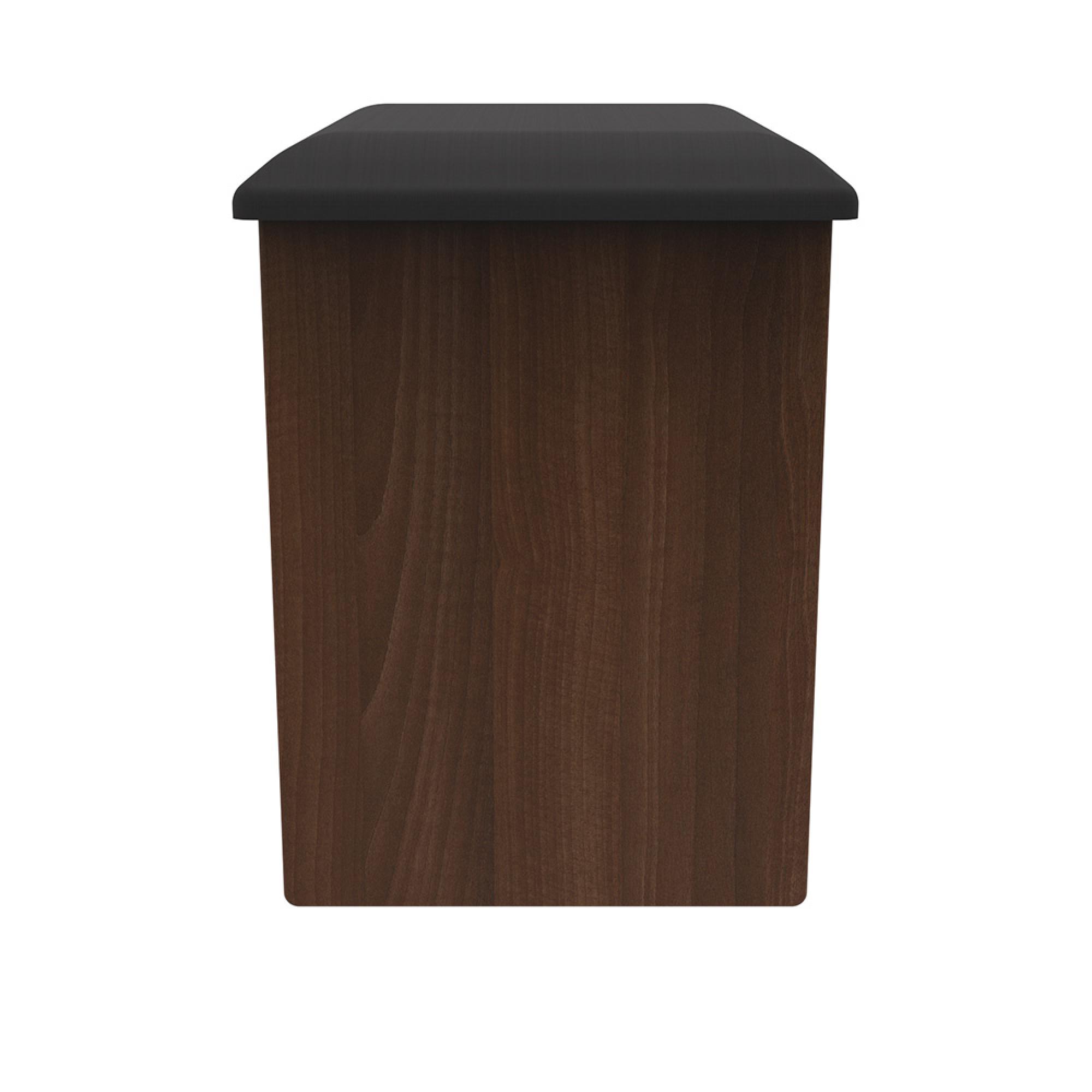 Avon Padded Dressing Stool - Walnut