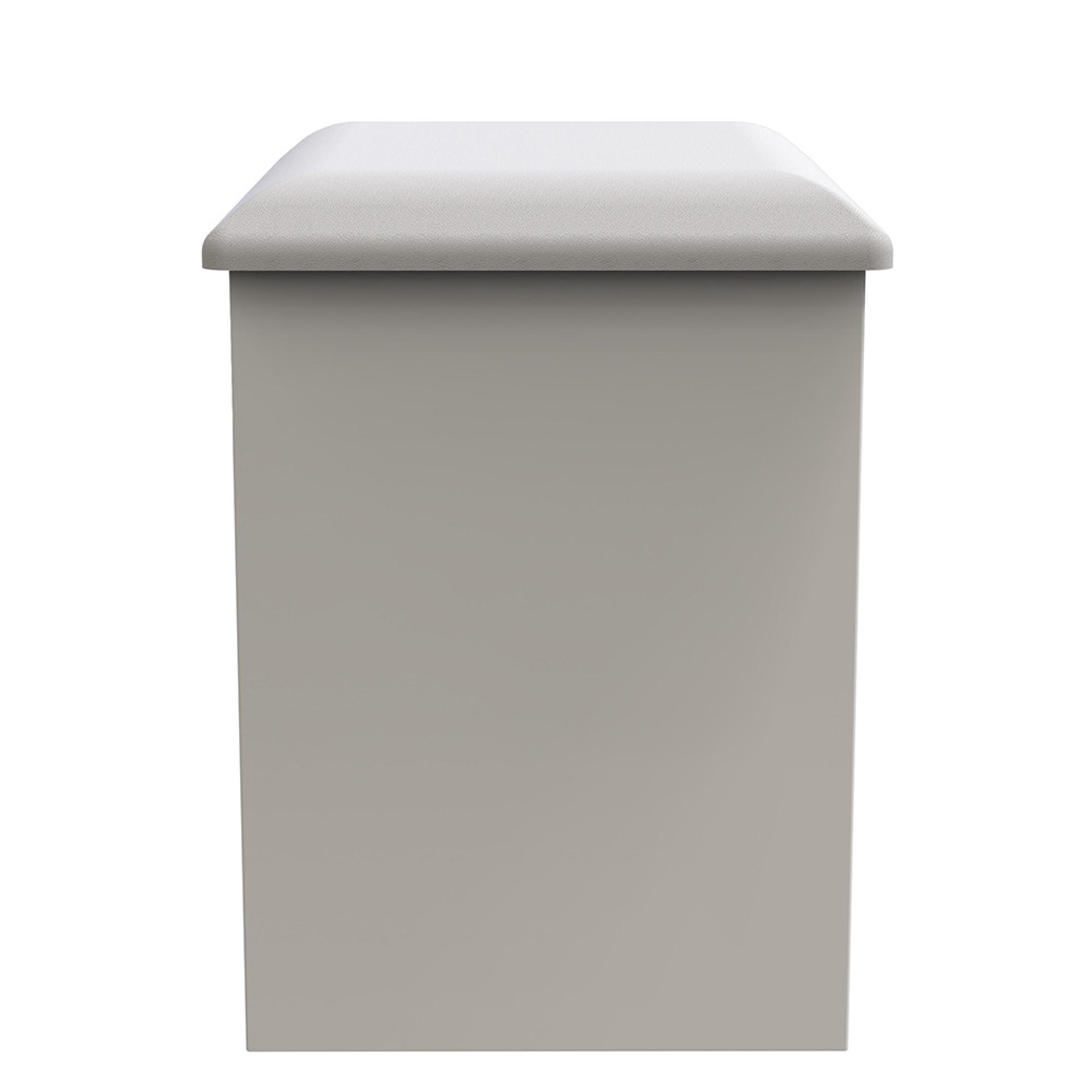 Norfolk Dressing Stool - Padded - White