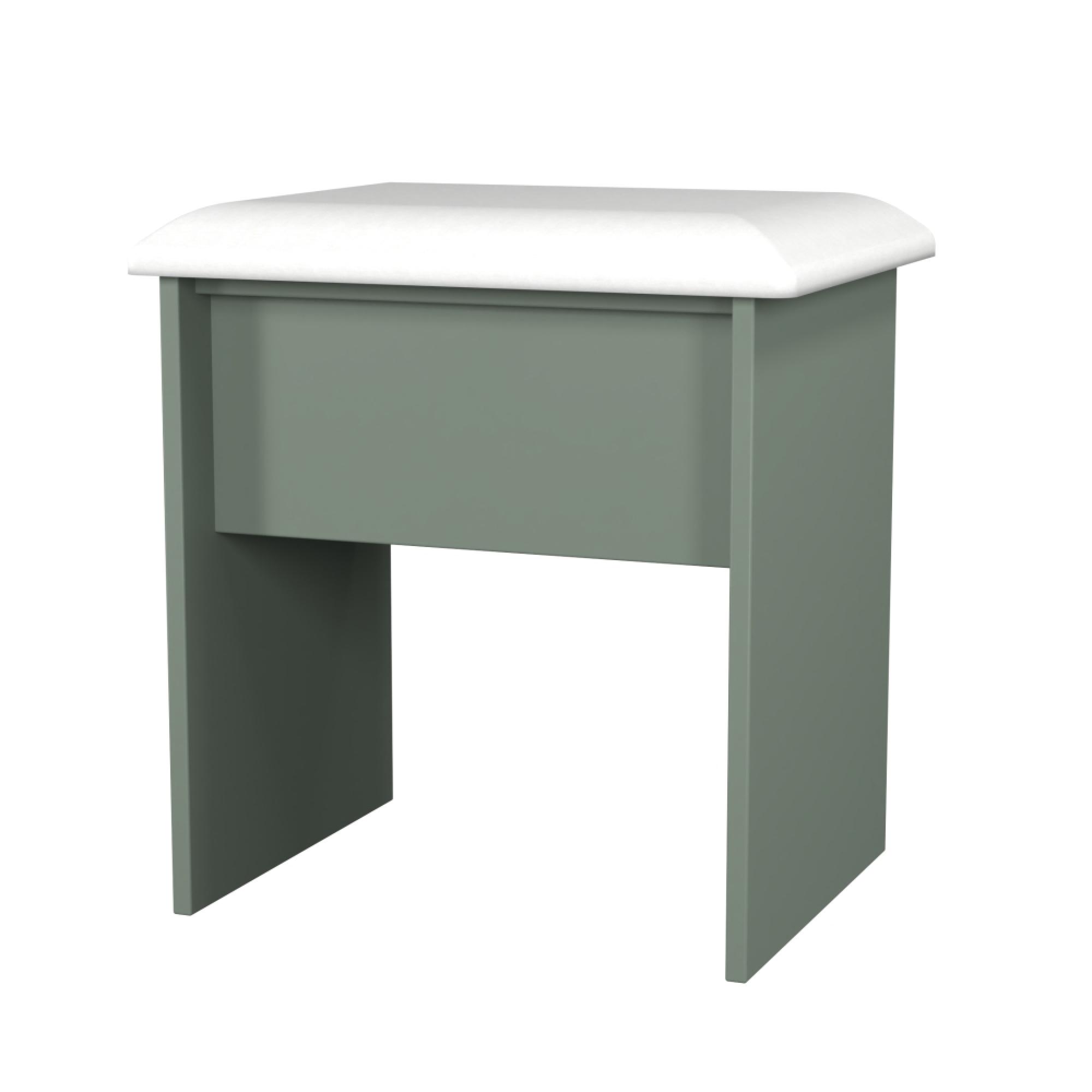 Java Dressing Stool - Padded - Reed Green
