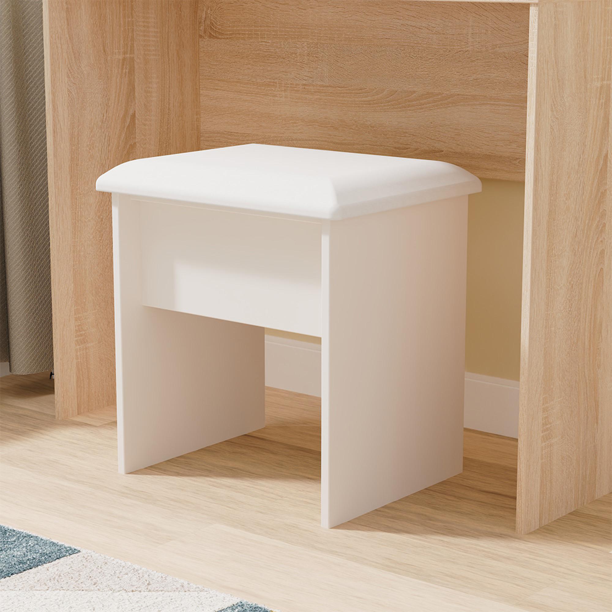 Haworth Dressing Stool - Padded - Cashmere