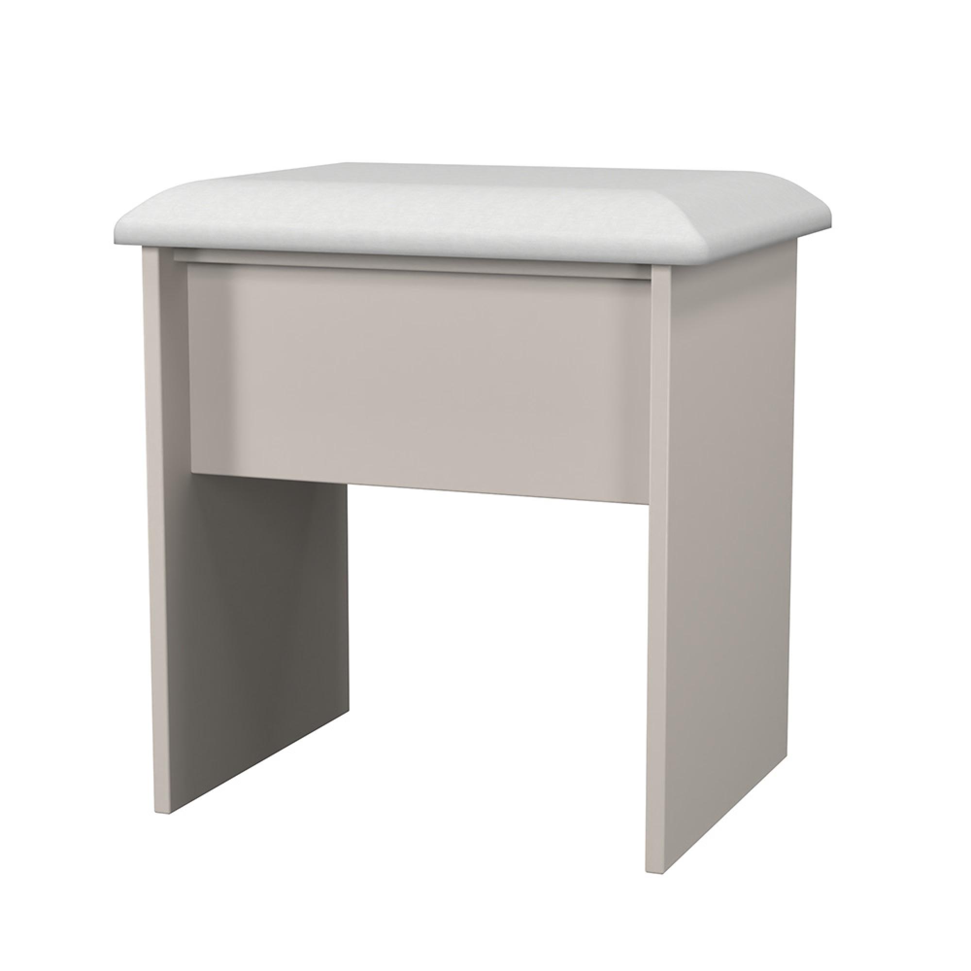 Norfolk Dressing Stool - Padded - Cashmere