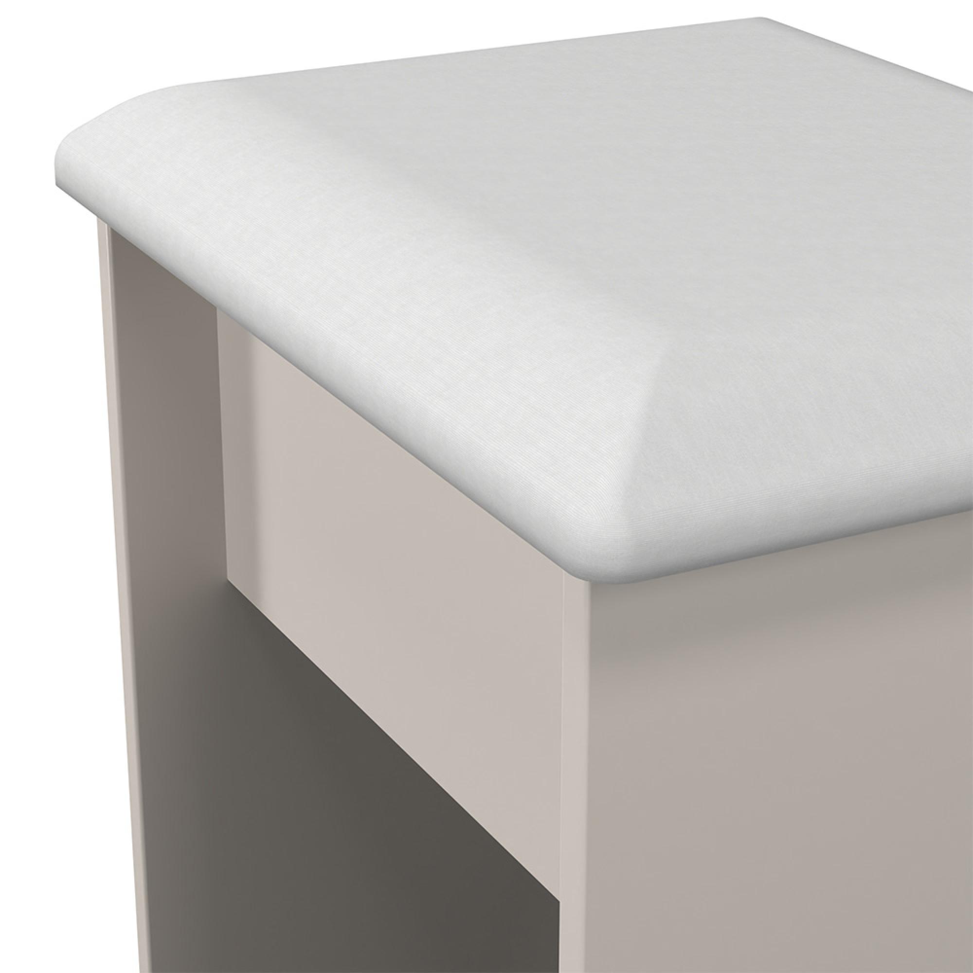 Norfolk Dressing Stool - Padded - Cashmere