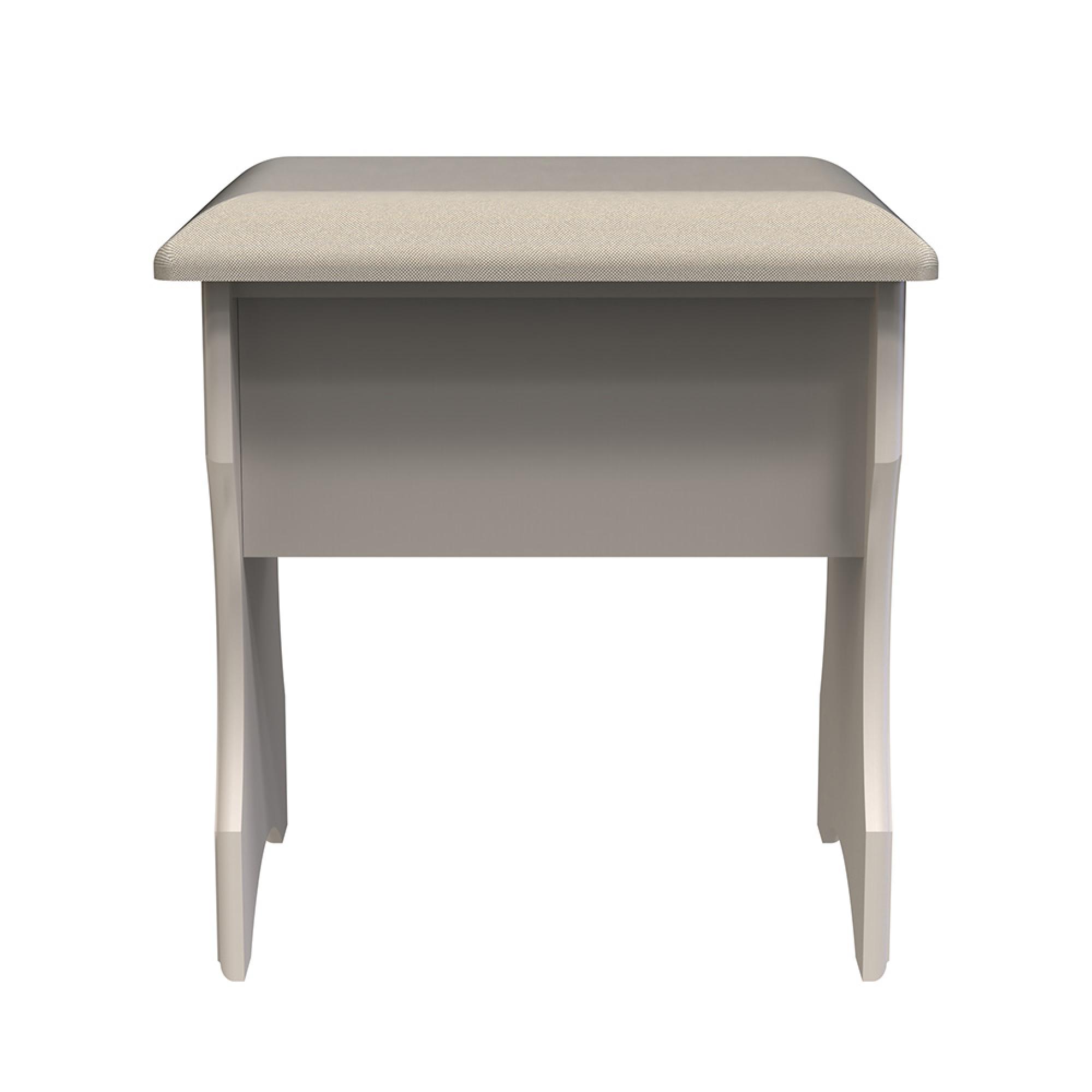 Balmoral Dressing Stool - Padded - Cashmere