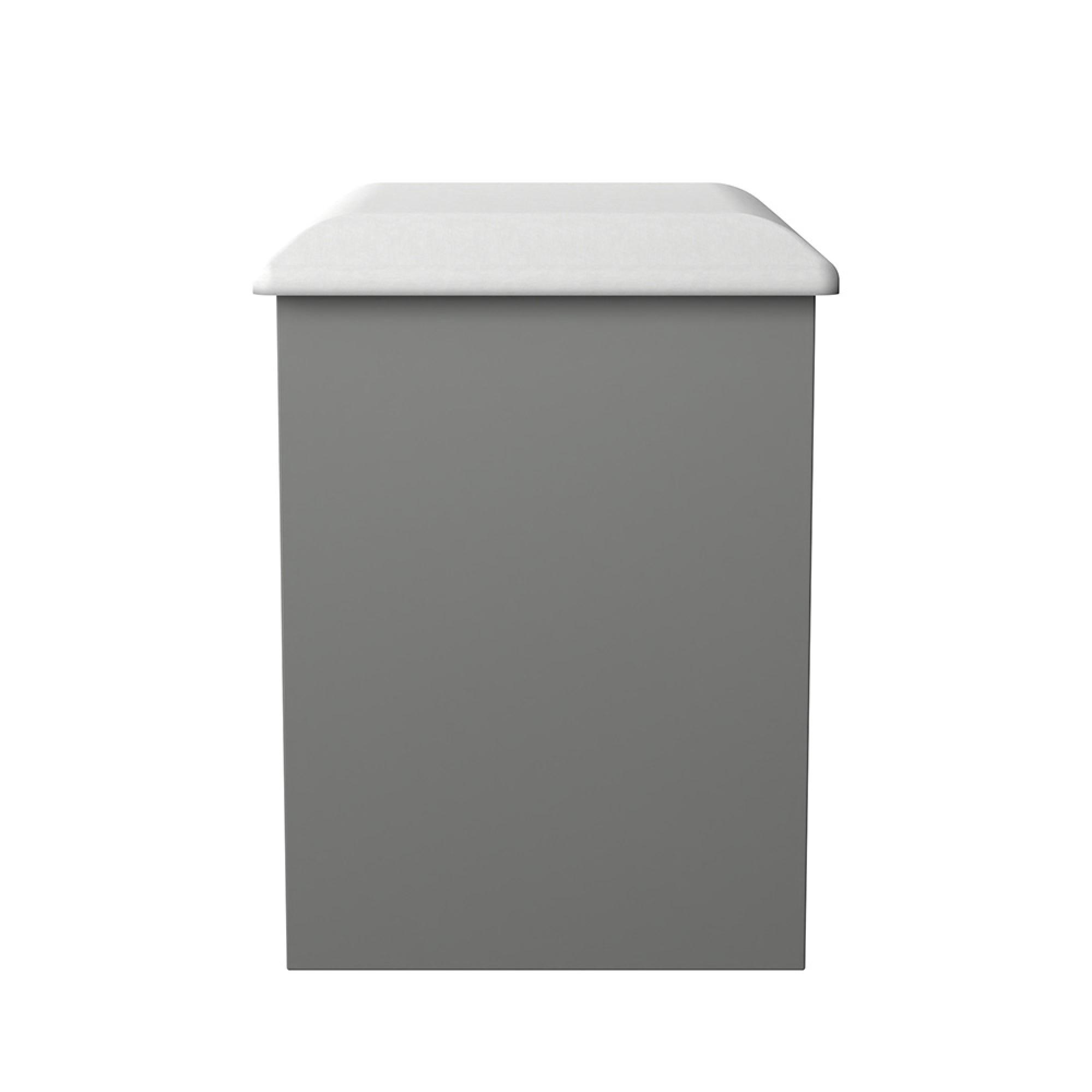 Haworth Dressing Stool - Padded - Grey