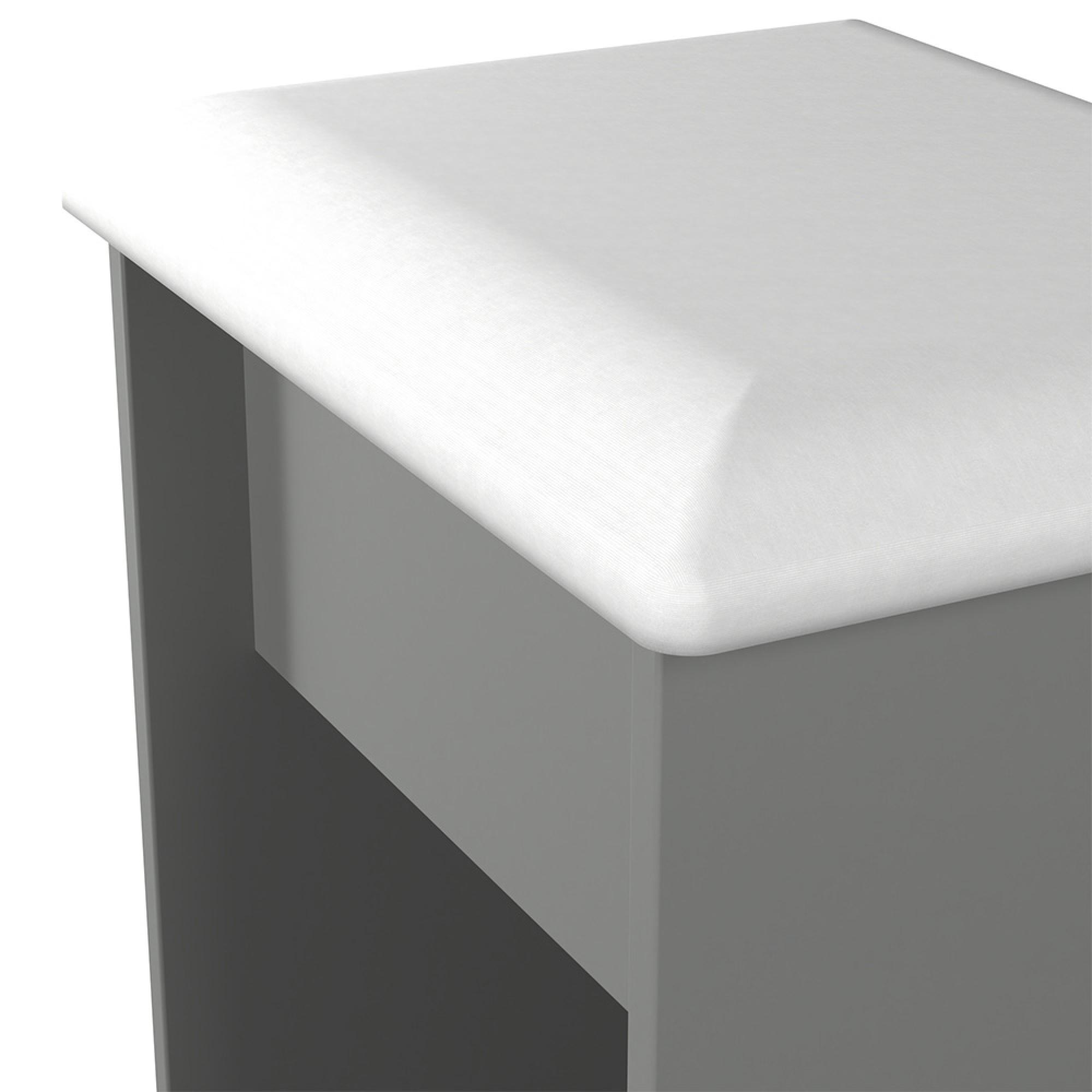 Haworth Dressing Stool - Padded - Grey