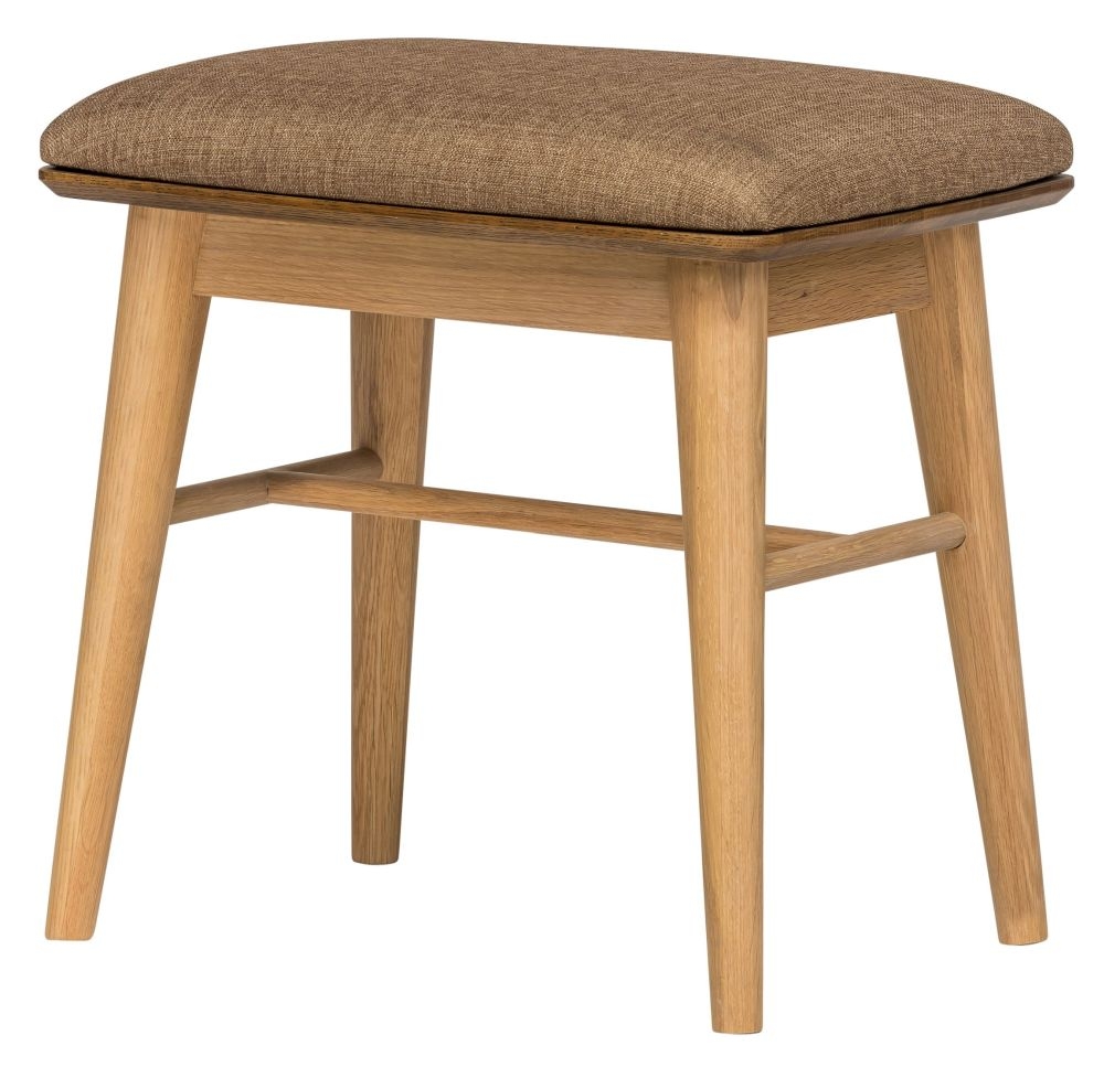 Grace Natural Oak Dressing Stool