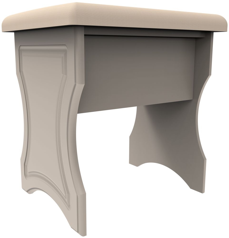 Haworth Dressing Stool - Padded - Cashmere