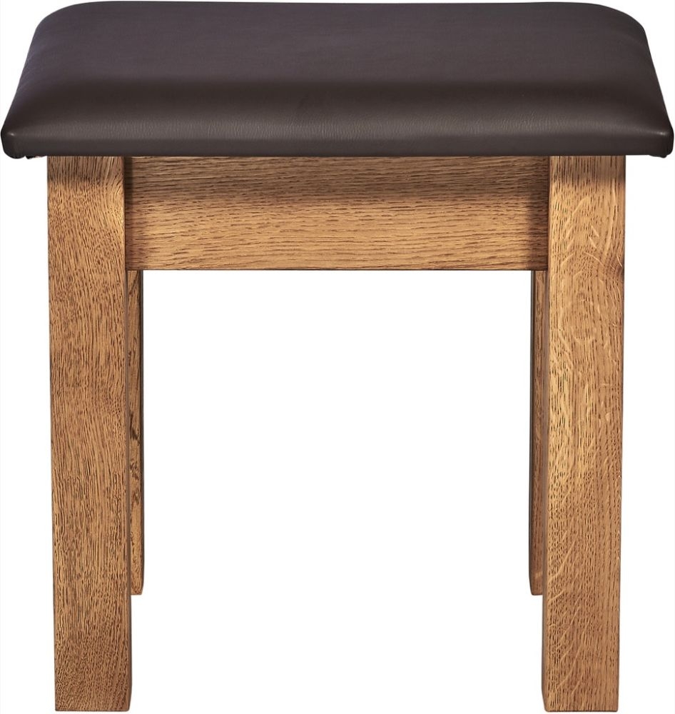 Kent Dressing Stool - Oak