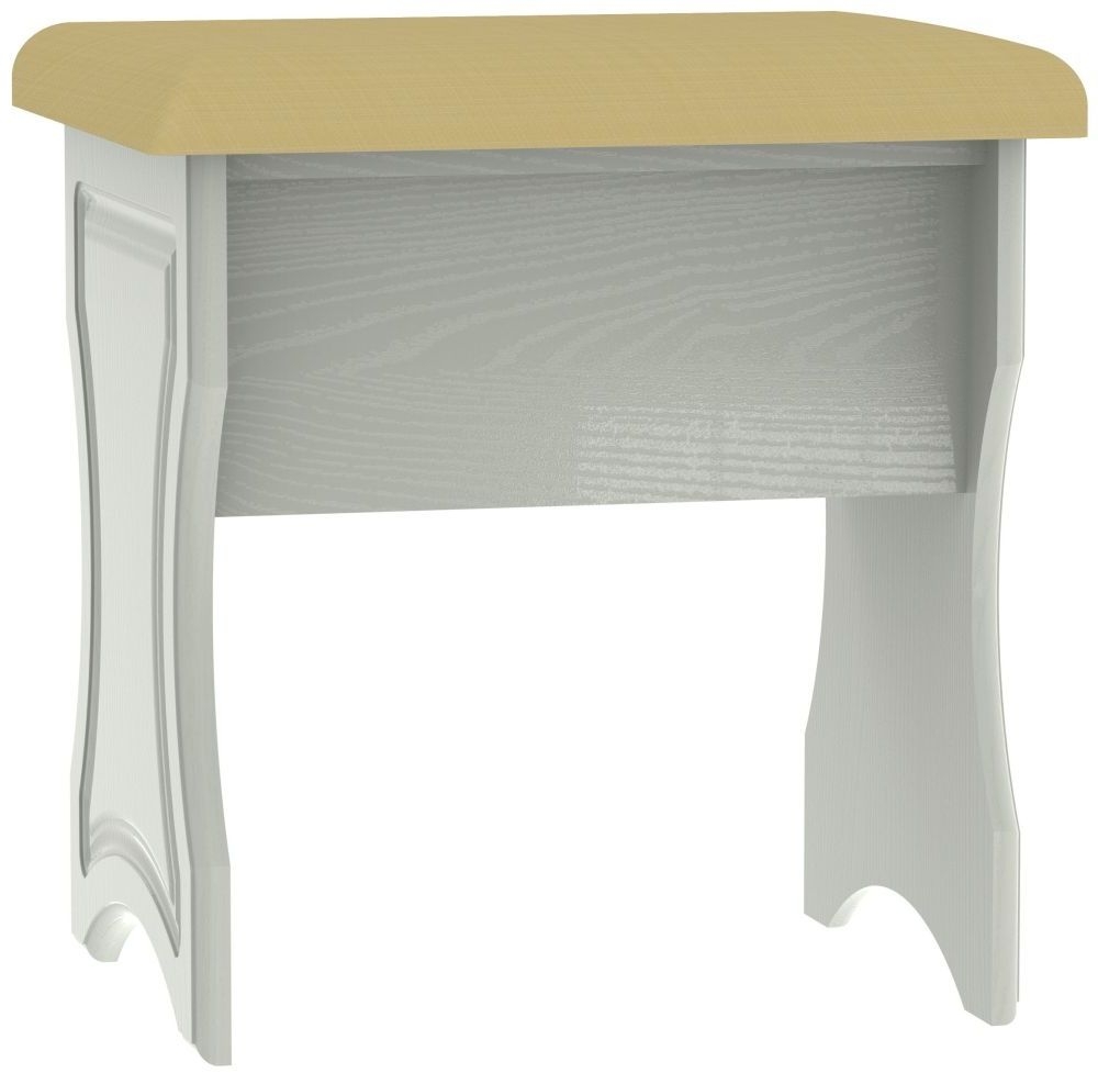 Pembroke Cashmere Padded Dressing Stool
