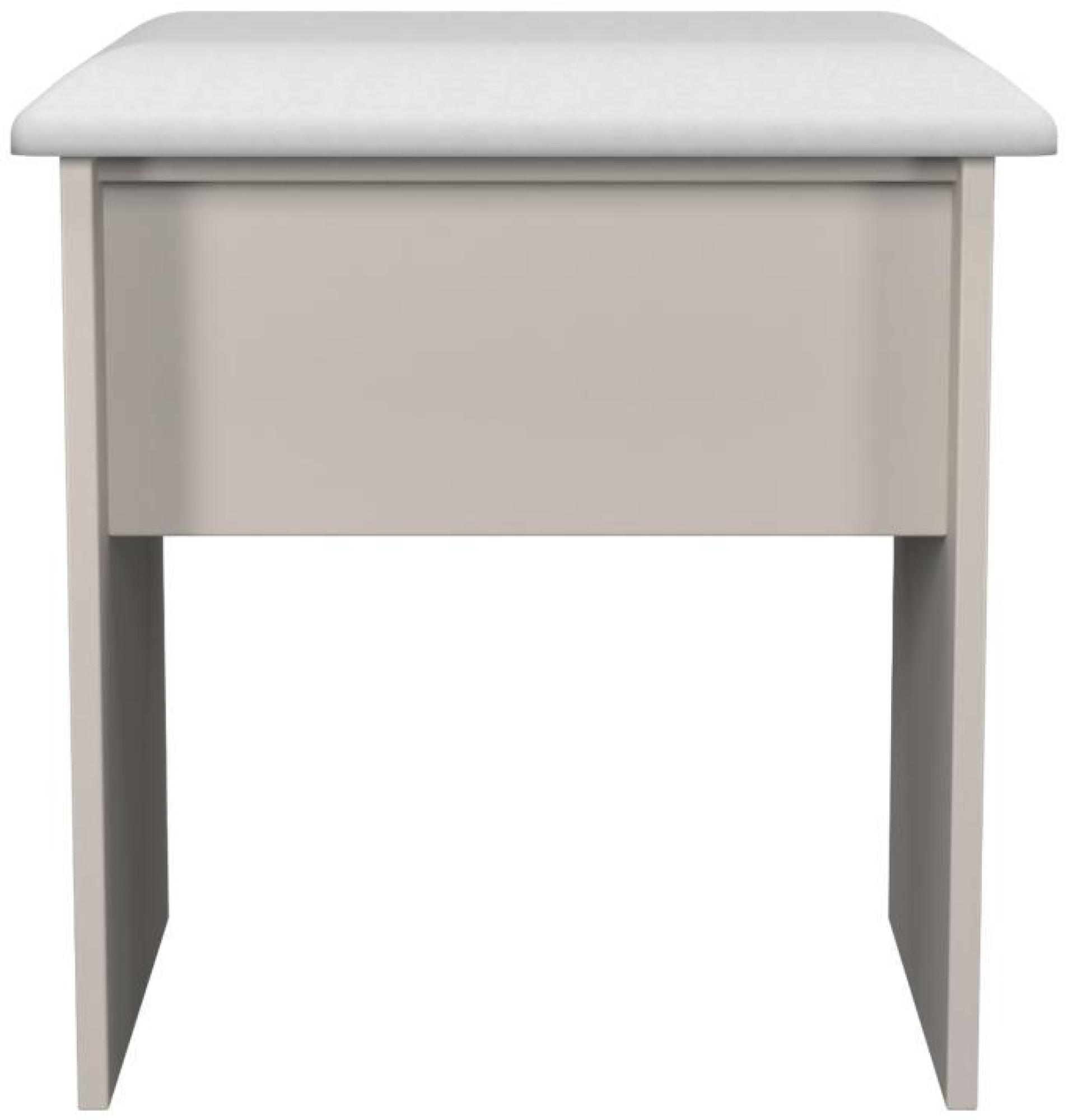 Sussex Cashmere Padded Dressing Stool