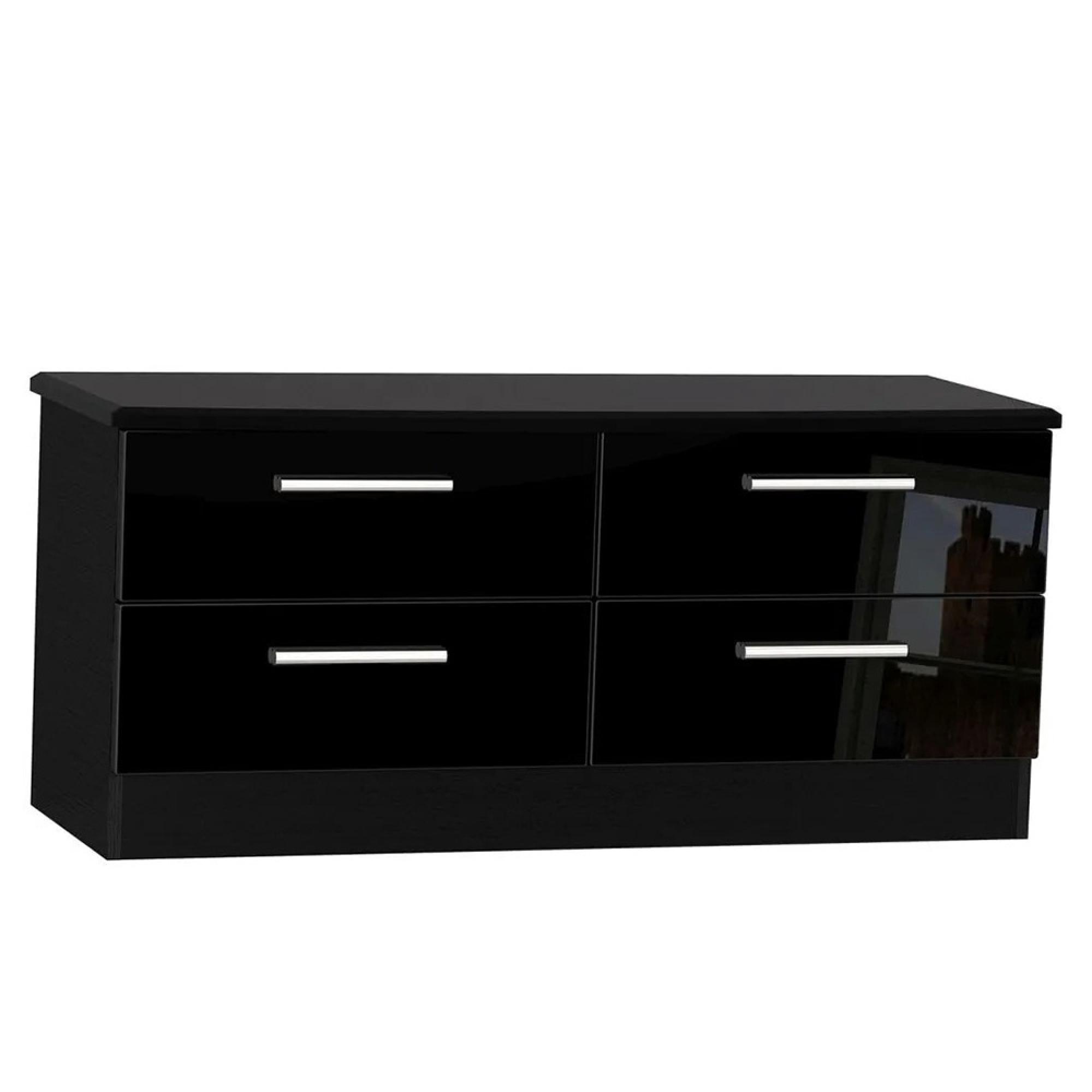 Knightsbridge Bed Box - Black Gloss