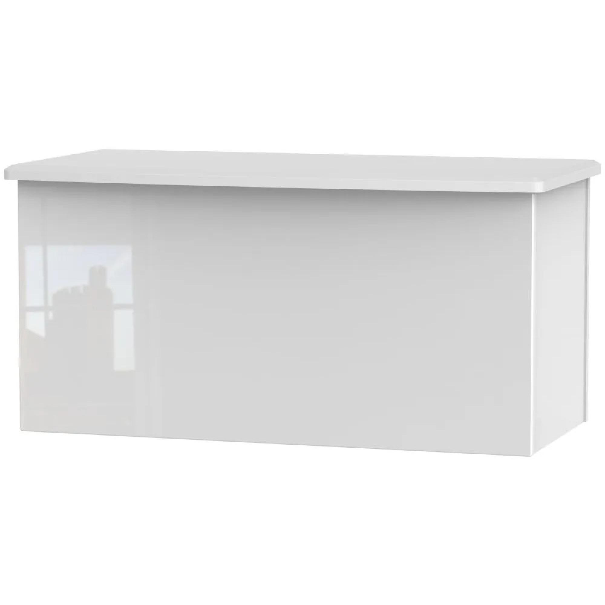 Knightsbridge Blanket Box - White Gloss