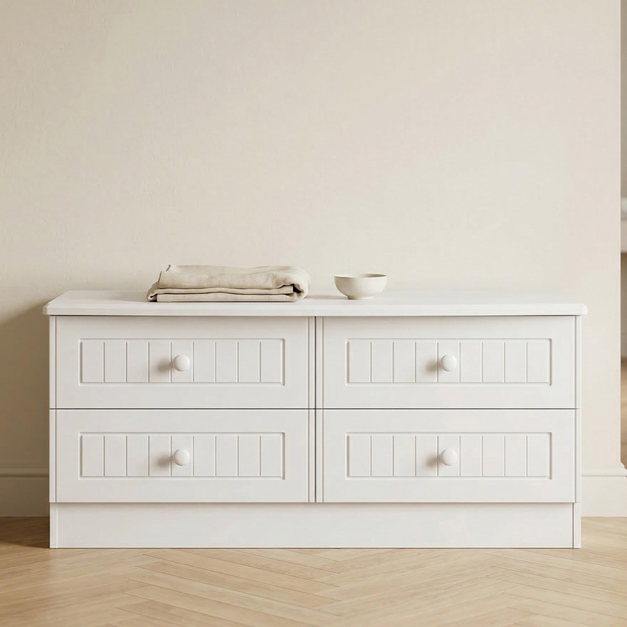 Warwick Bed Box - White