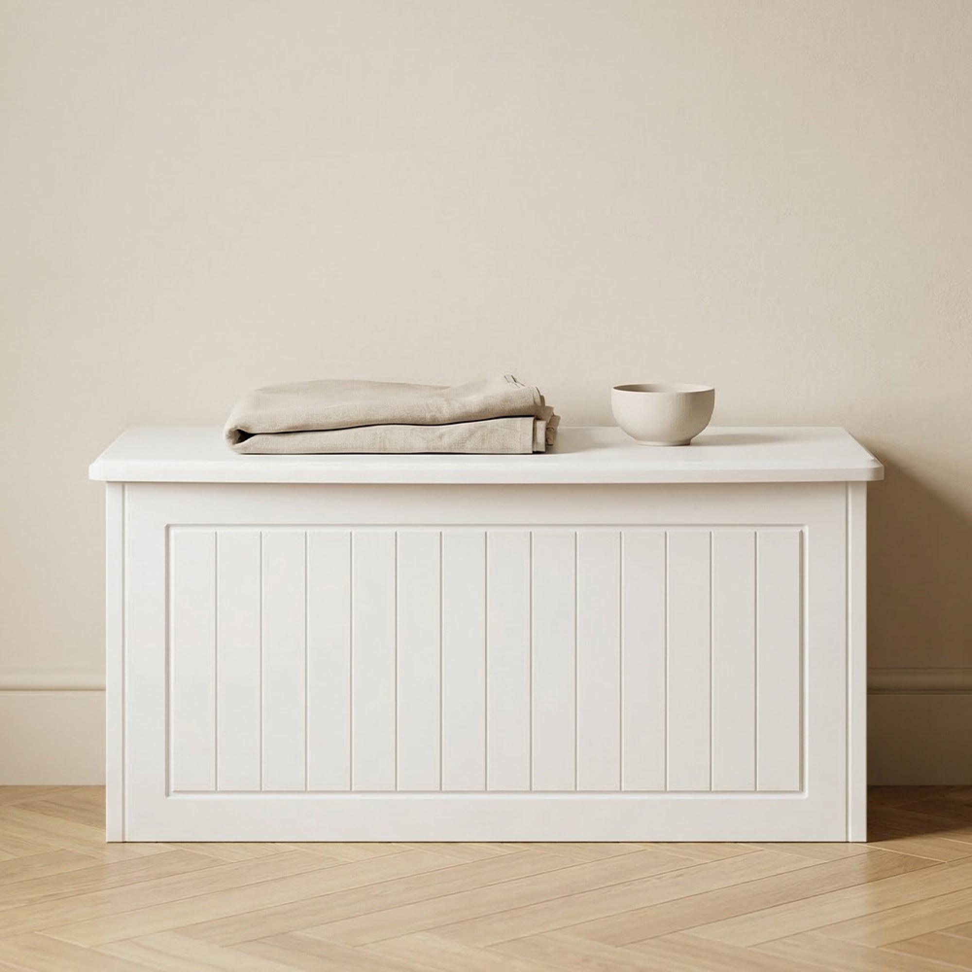 Warwick Blanket Box - White