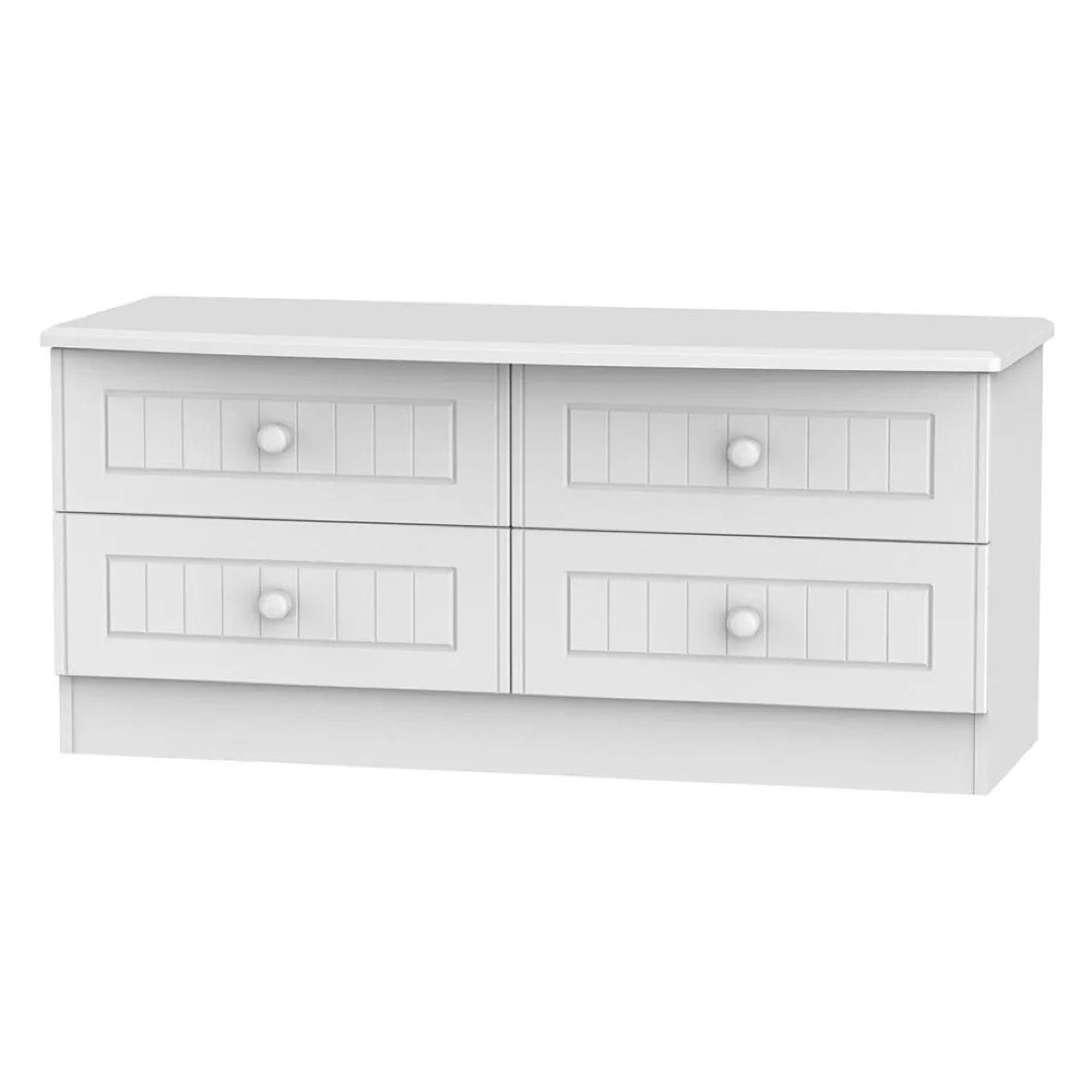 Warwick Bed Box - White