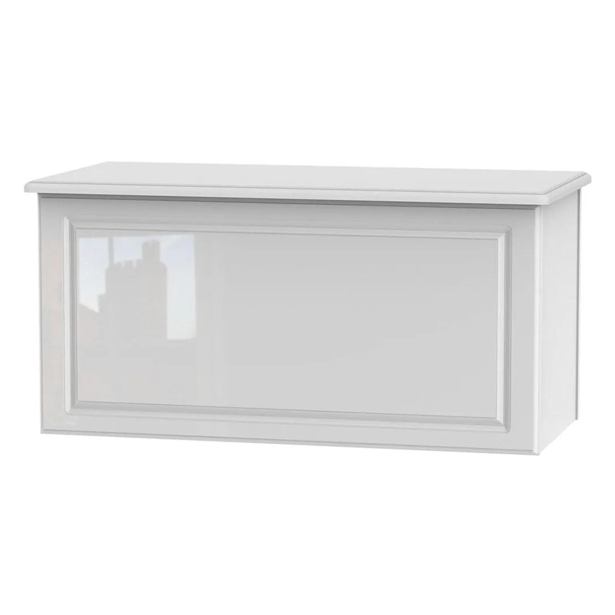 Balmoral Blanket Box - White Gloss