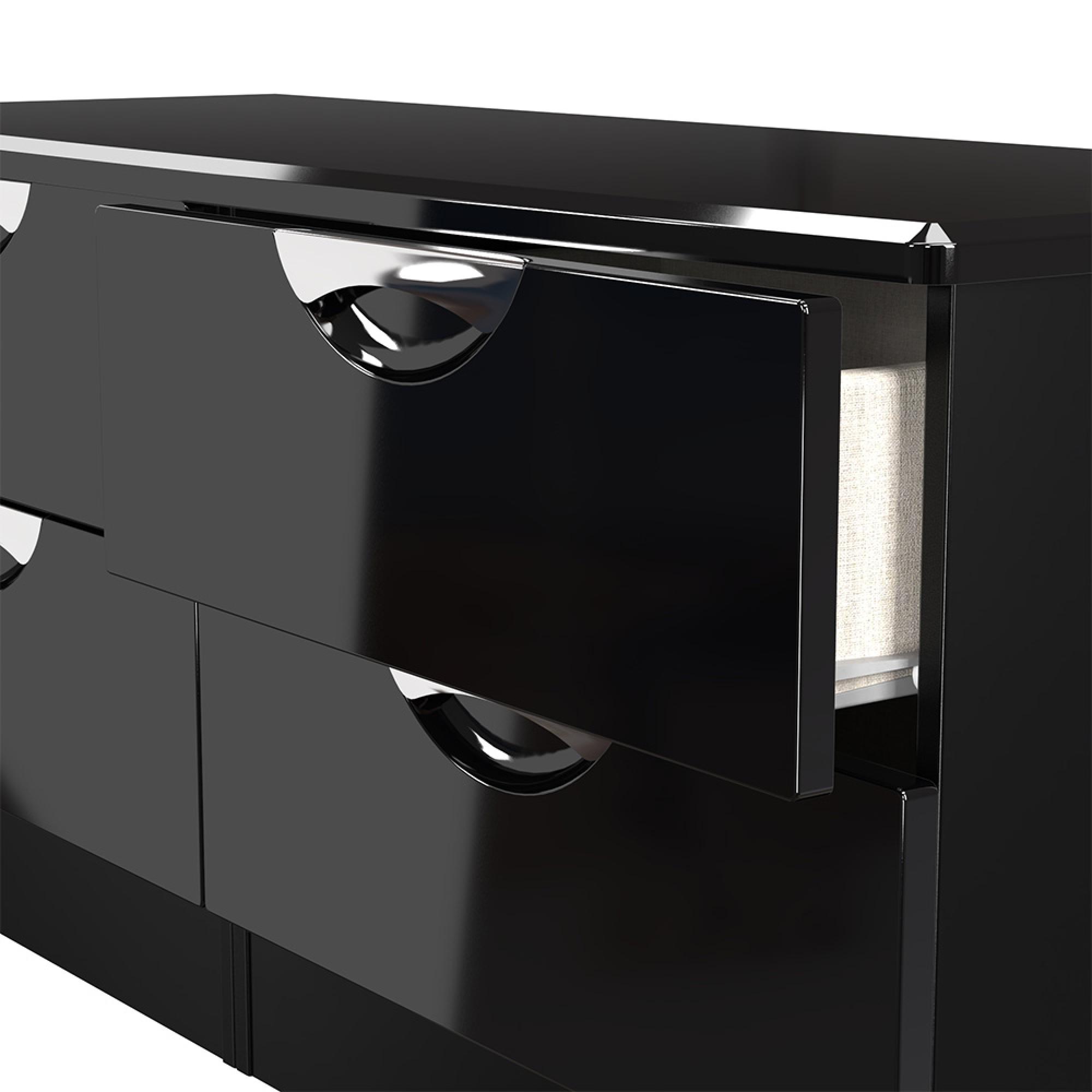 Camden Bed Box - Black Gloss