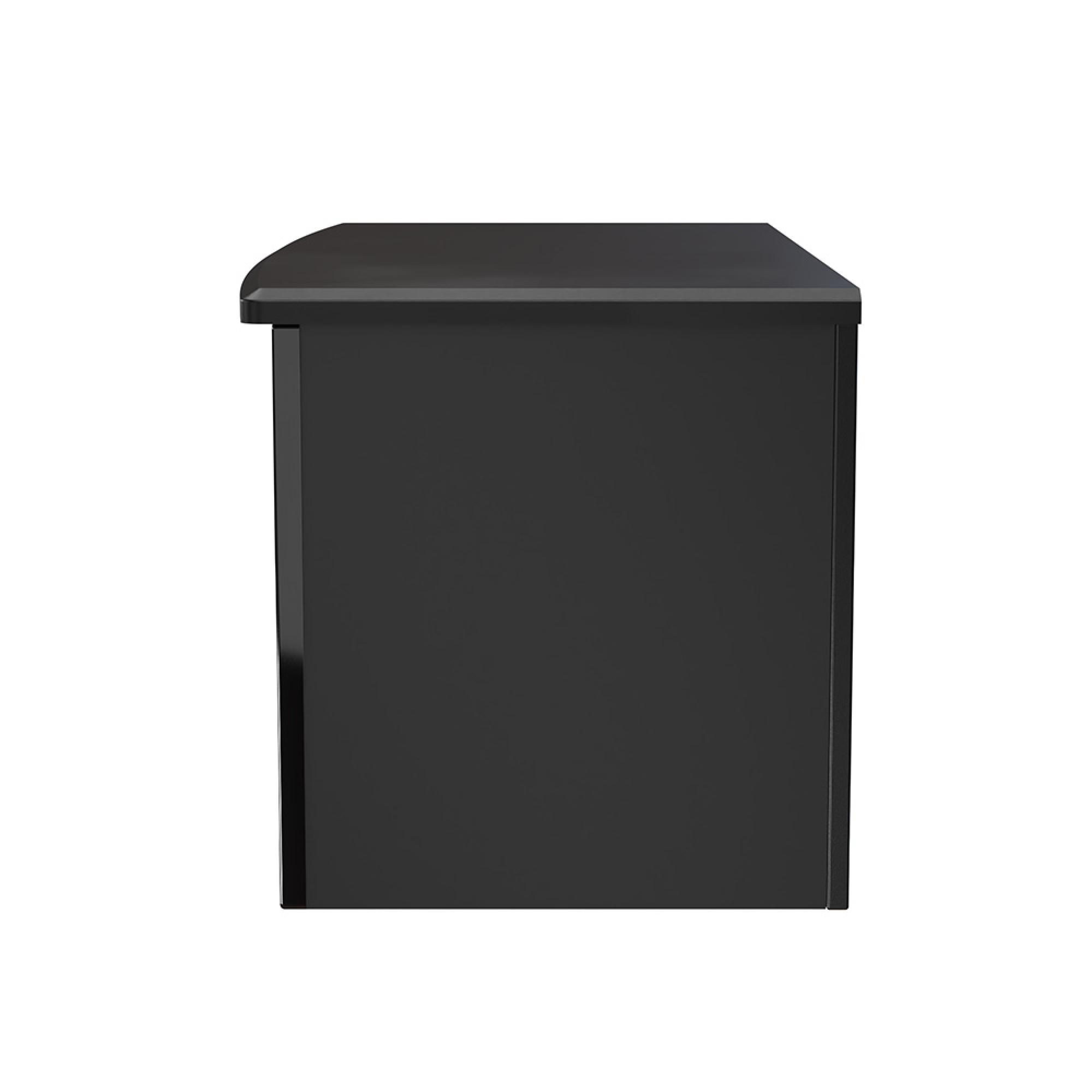 Camden Blanket Box - Black Gloss
