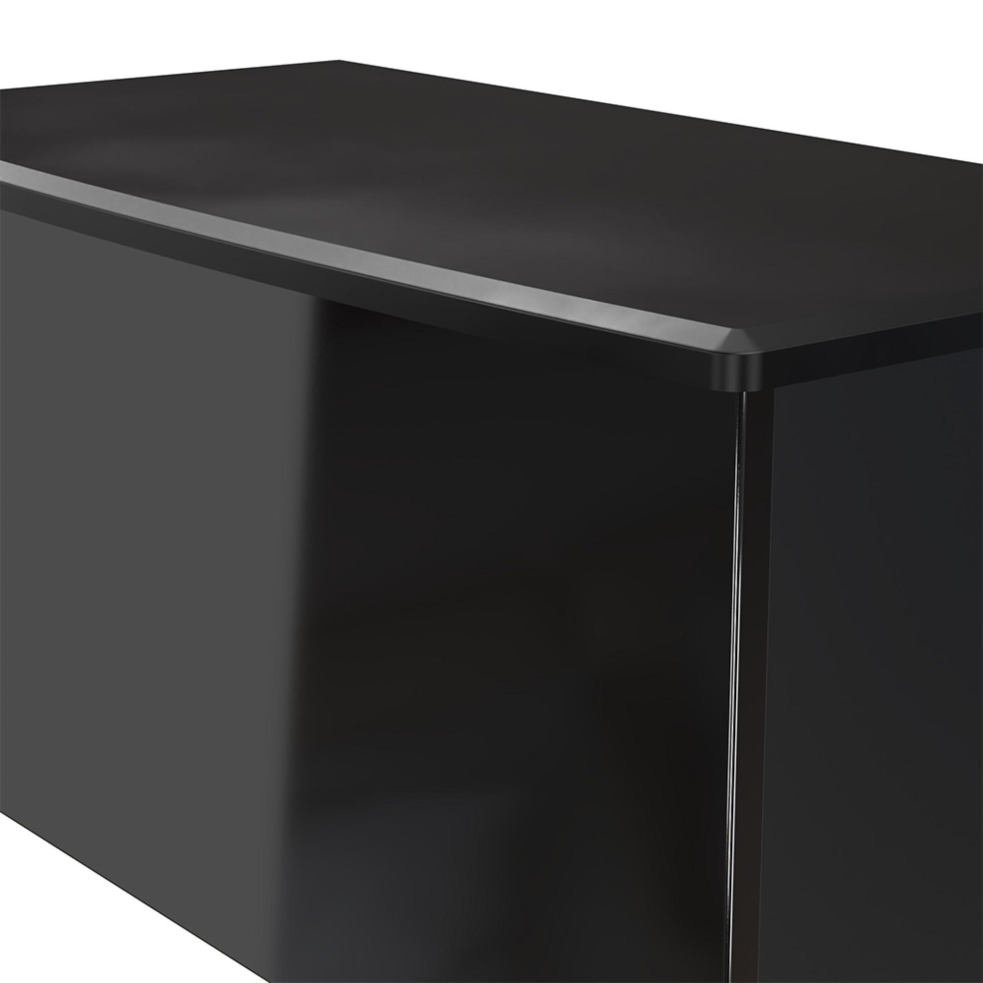 Camden Blanket Box - Black Gloss