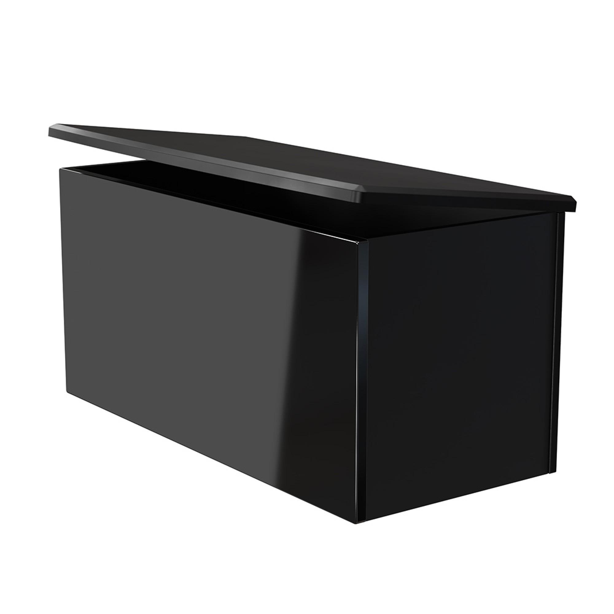 Camden Blanket Box - Black Gloss