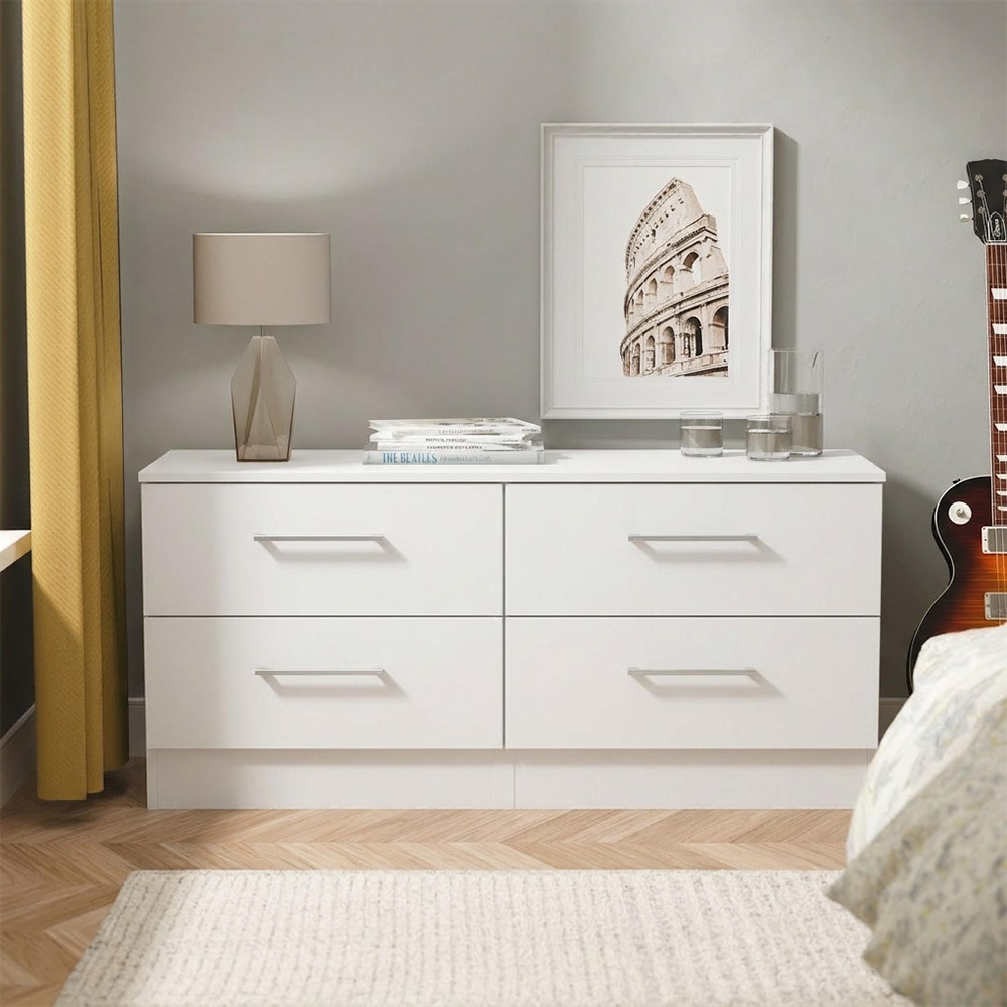 Worcester Bed Box - White