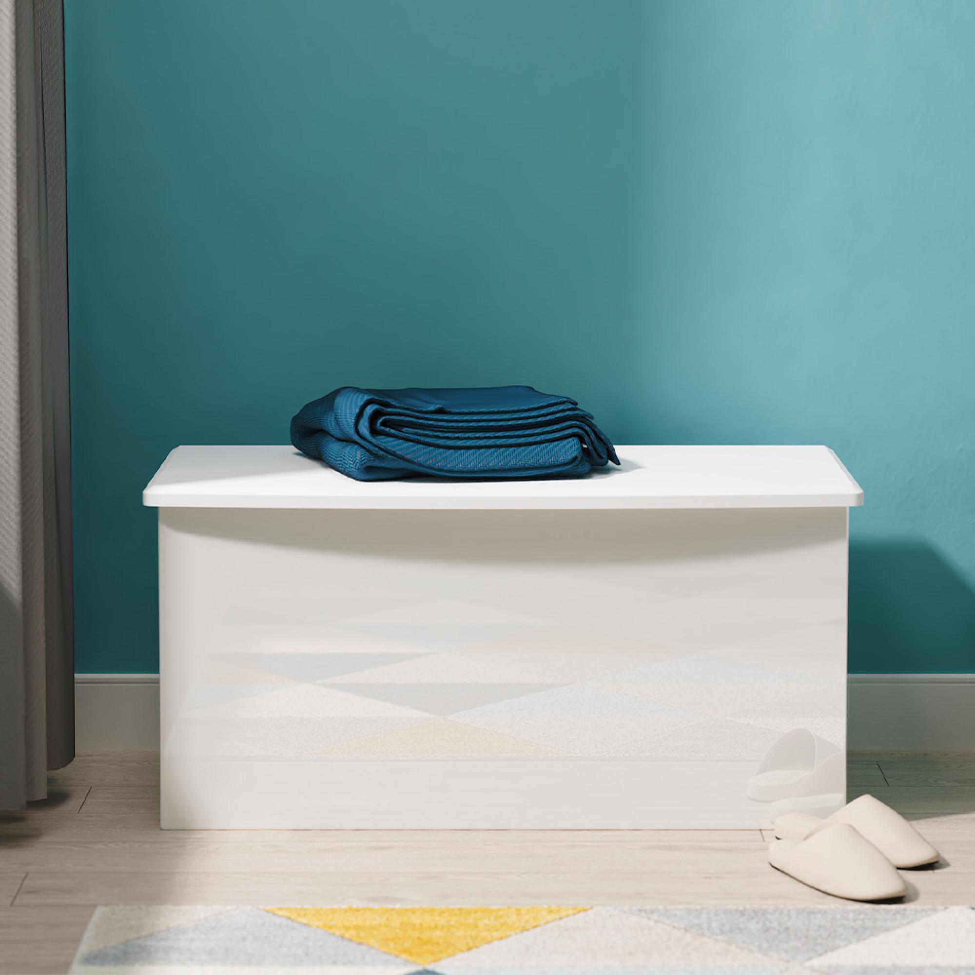 Camden Blanket Box - White Gloss
