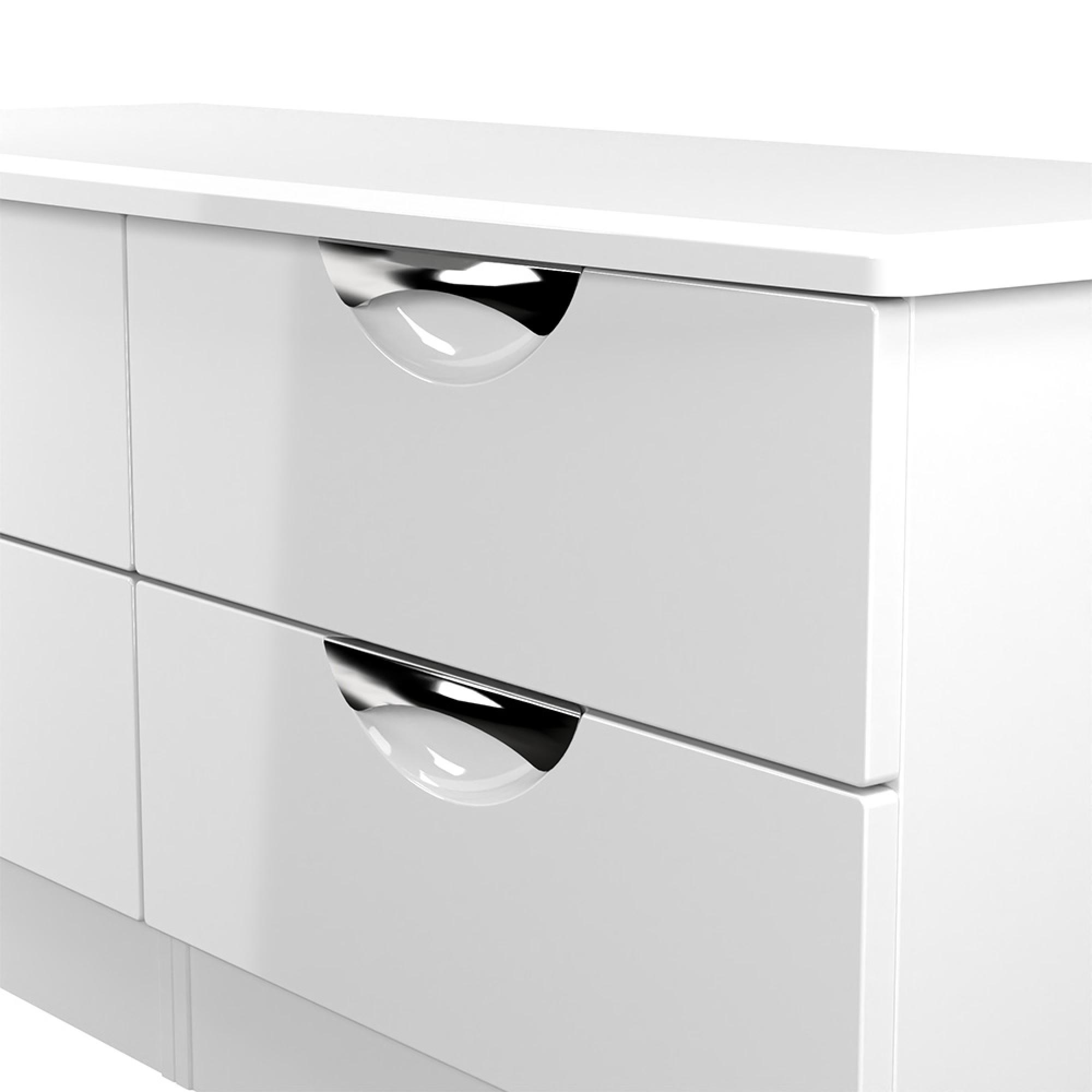 Camden Bed Box - White Gloss