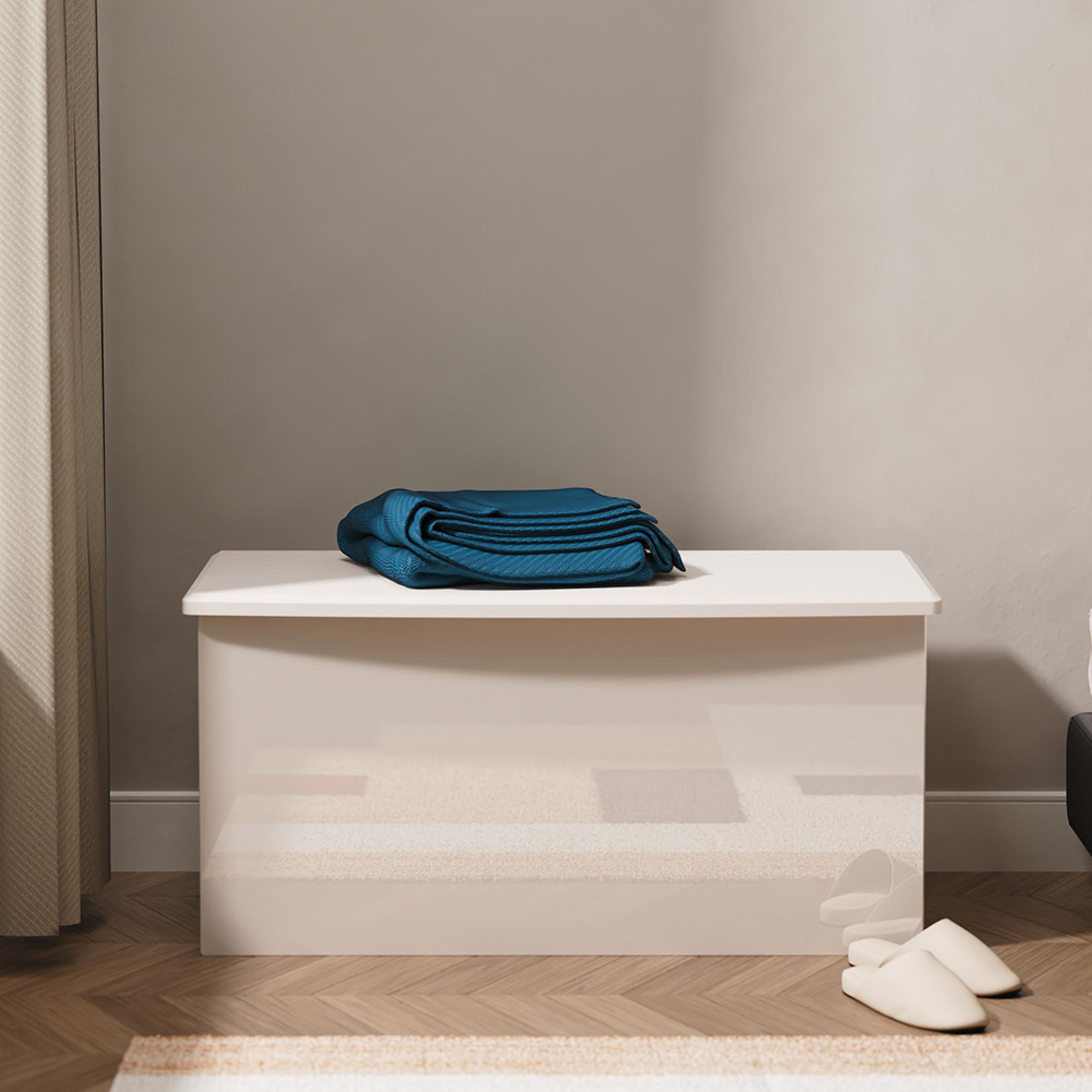 Camden Blanket Box - Gloss Cashmere