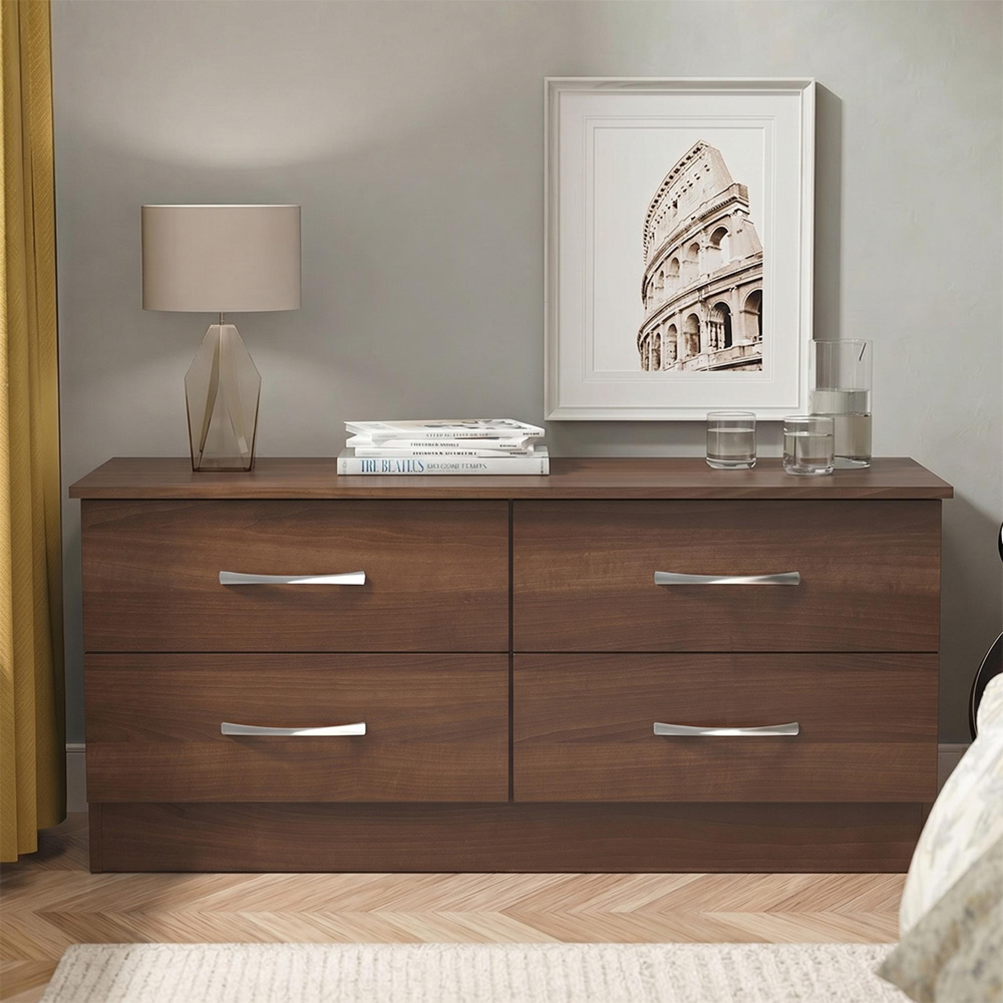 Avon Bed Box - Walnut