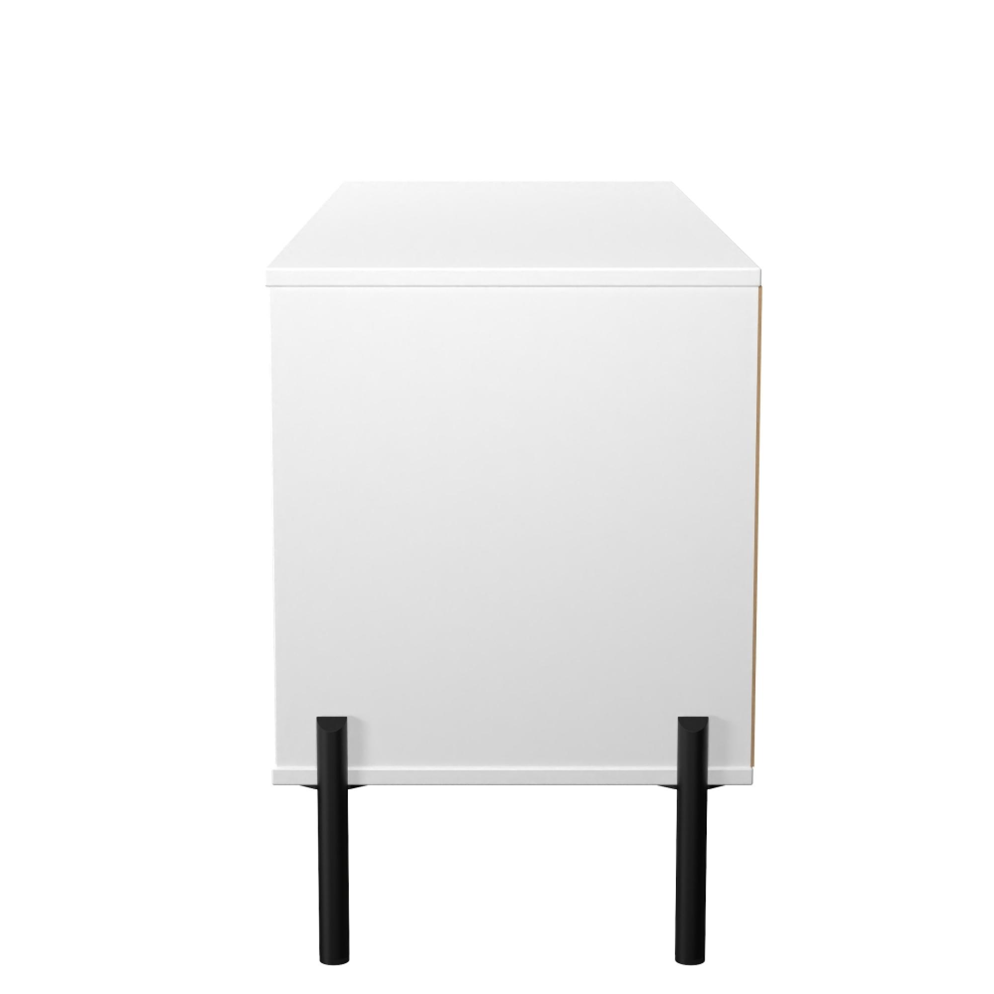 Leona Bed Box - 4 Drawer - White Matt