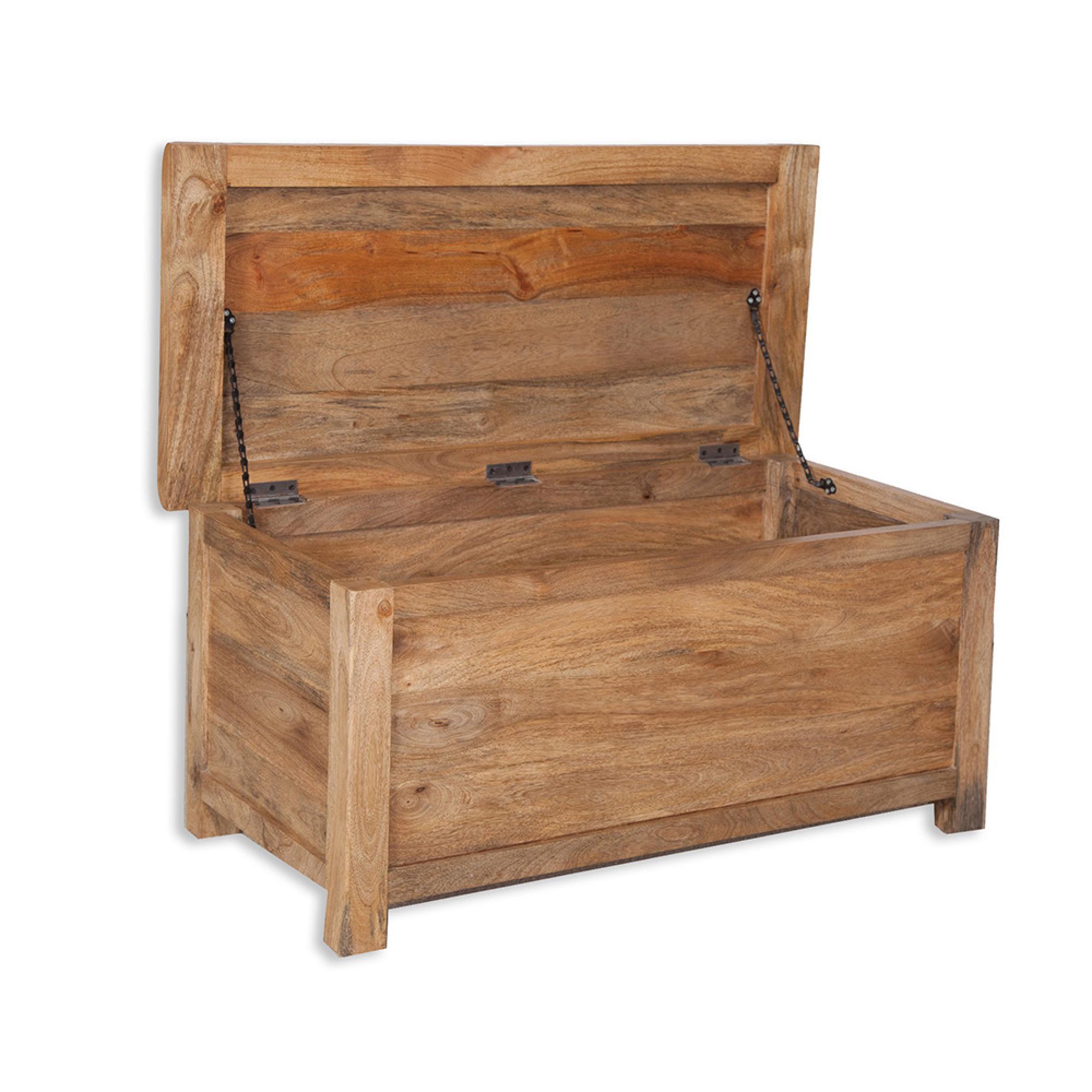 Odisha Blanket Box - Solid Mango Wood