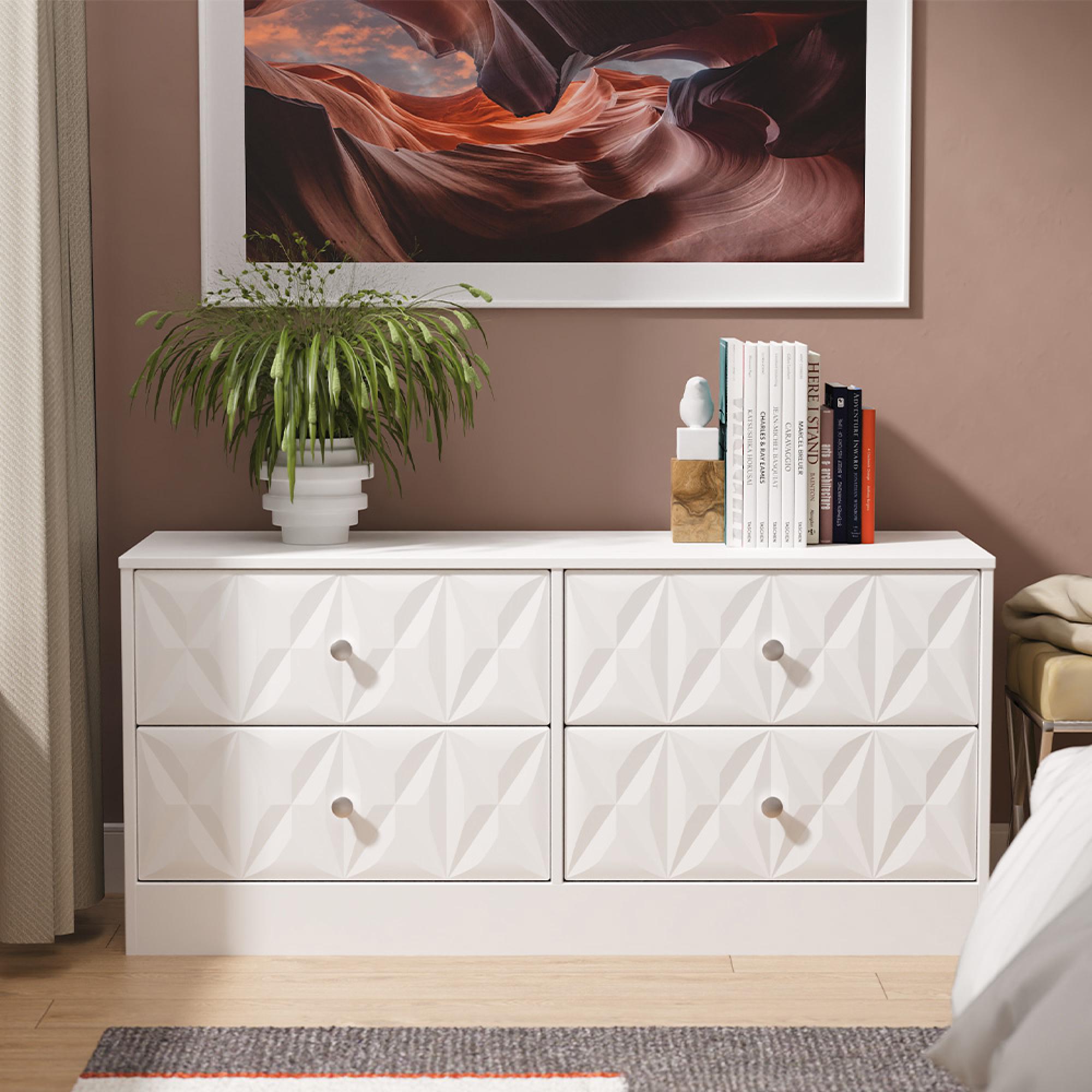 San Jose Bed Box - Matt White