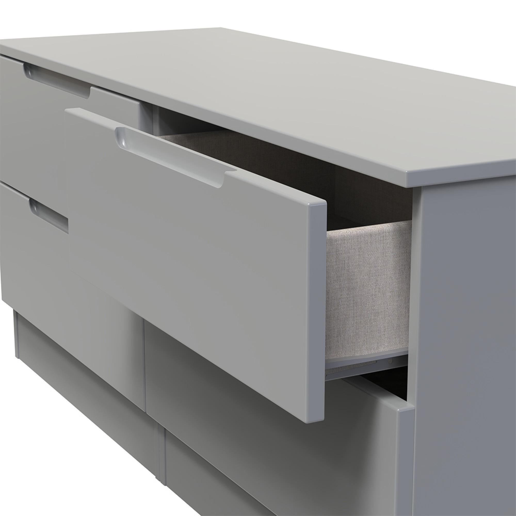 Milan Bed Box - Grey