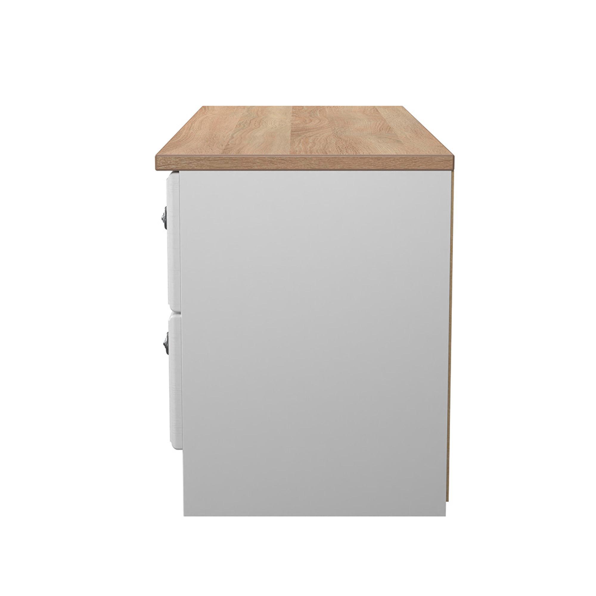 Norfolk Bed Box - White and Oak