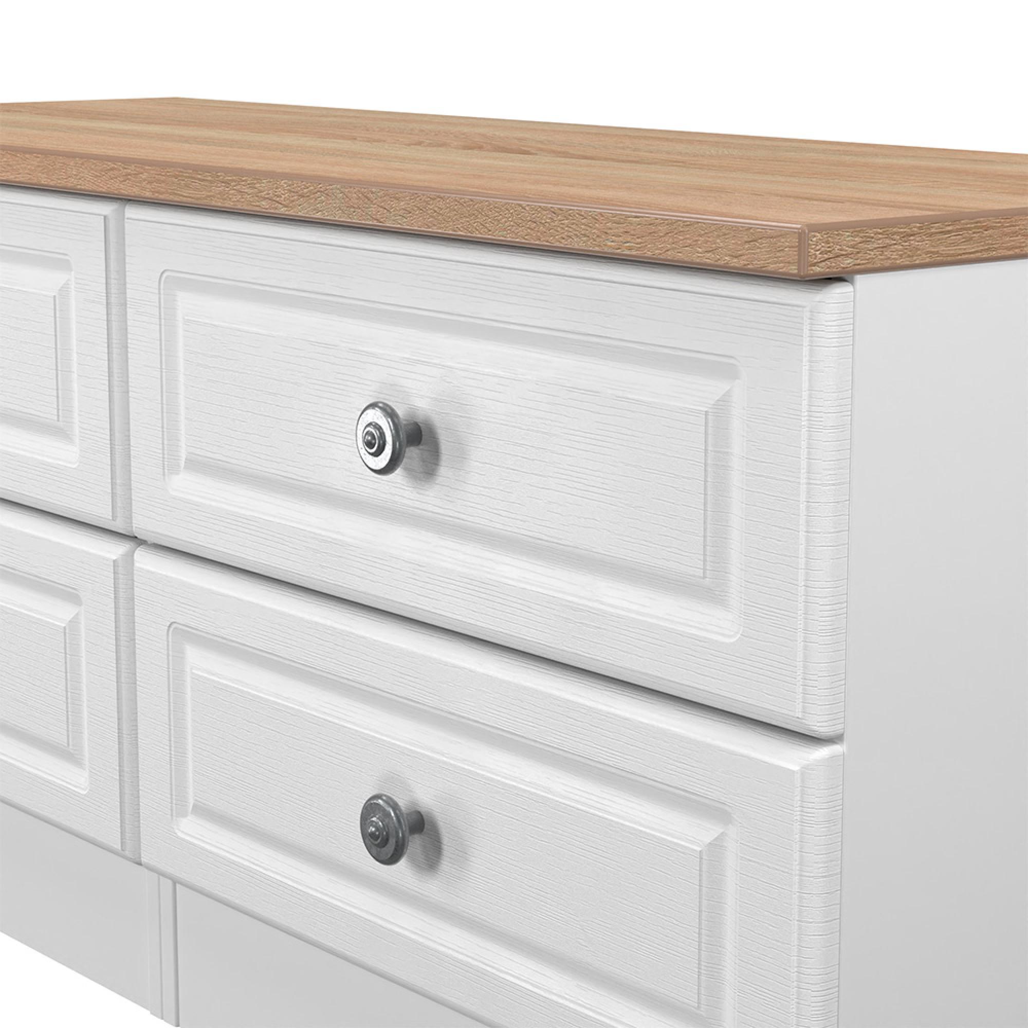 Norfolk Bed Box - White and Oak