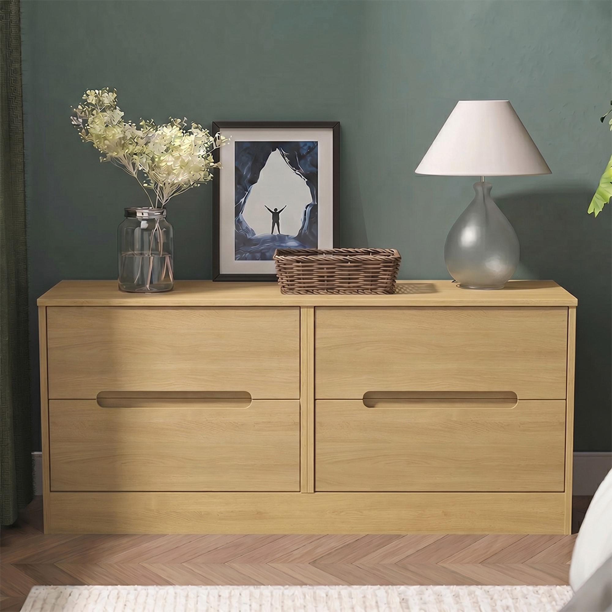 Monaco Bed Box - Modern Oak