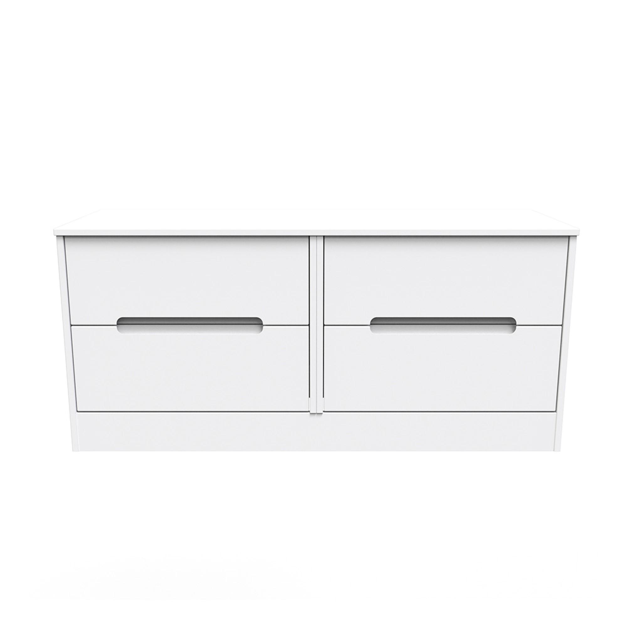 Monaco Bed Box - White
