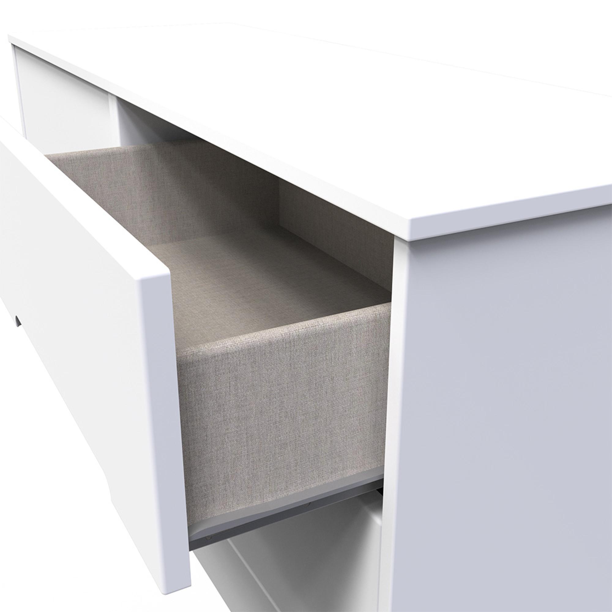 Monaco Bed Box - White