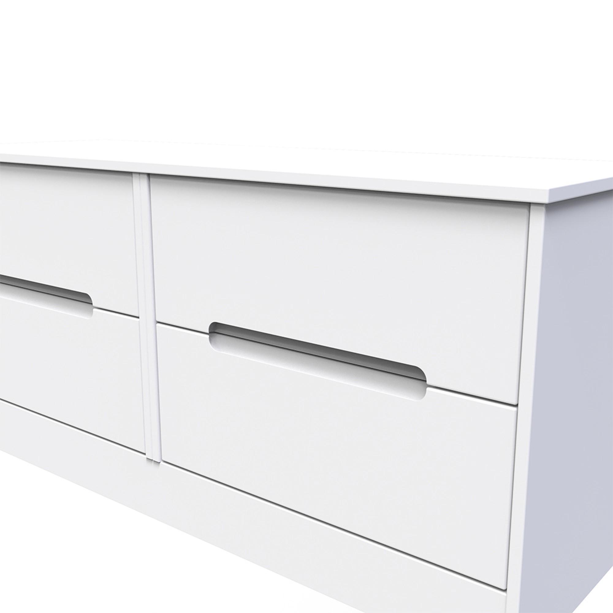 Monaco Bed Box - White