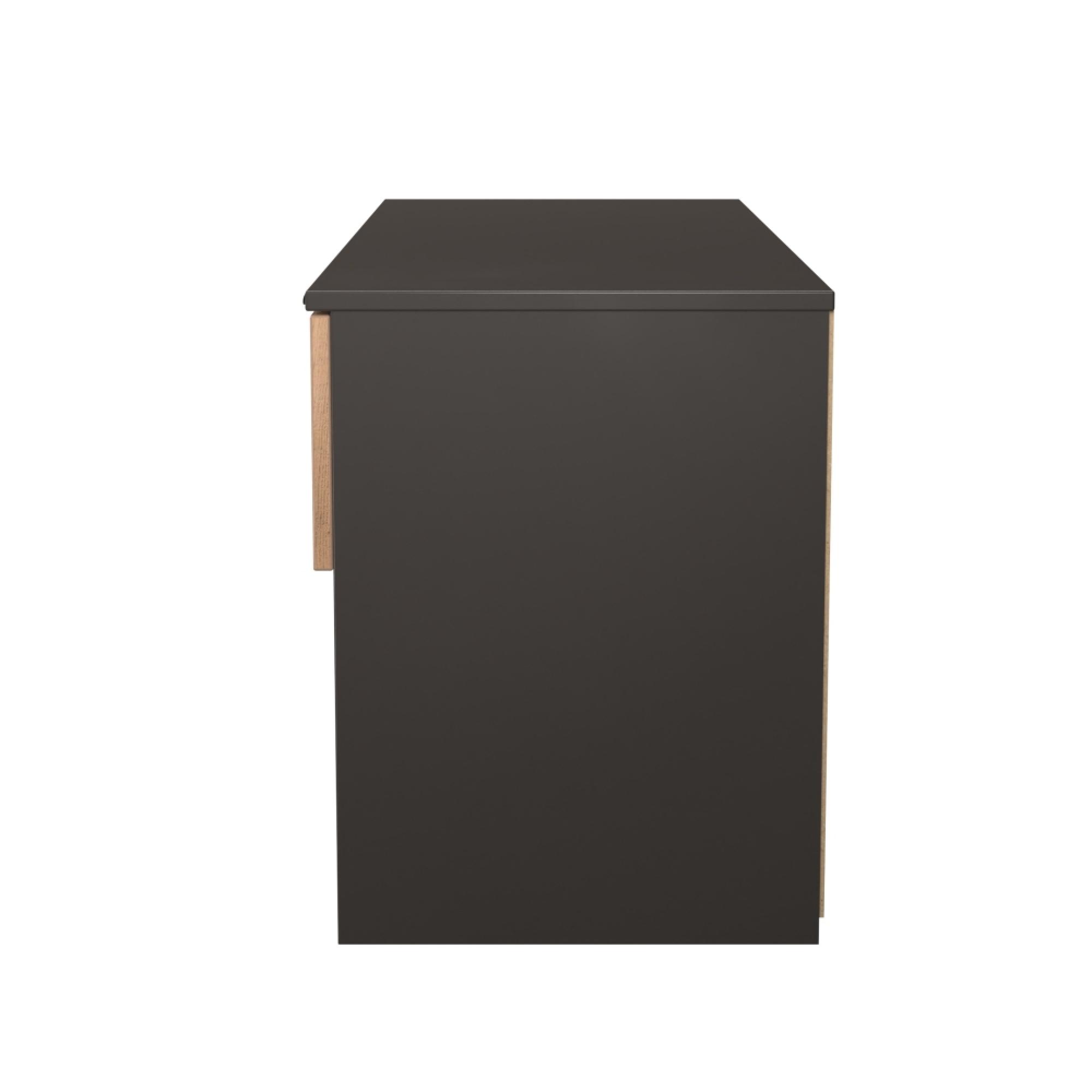 Bora Bed Box - 2 Drawer - Gold Craft Oak and Graphite