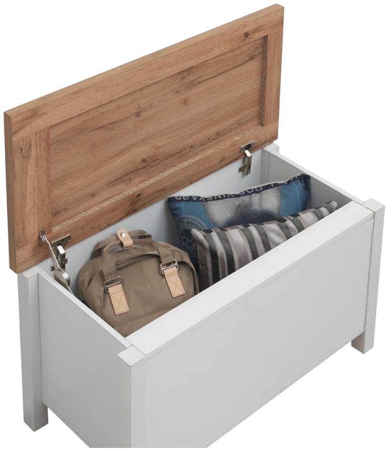 Arthur White Blanket Box