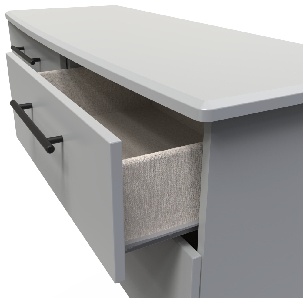 Beverley Bed Box - Grey