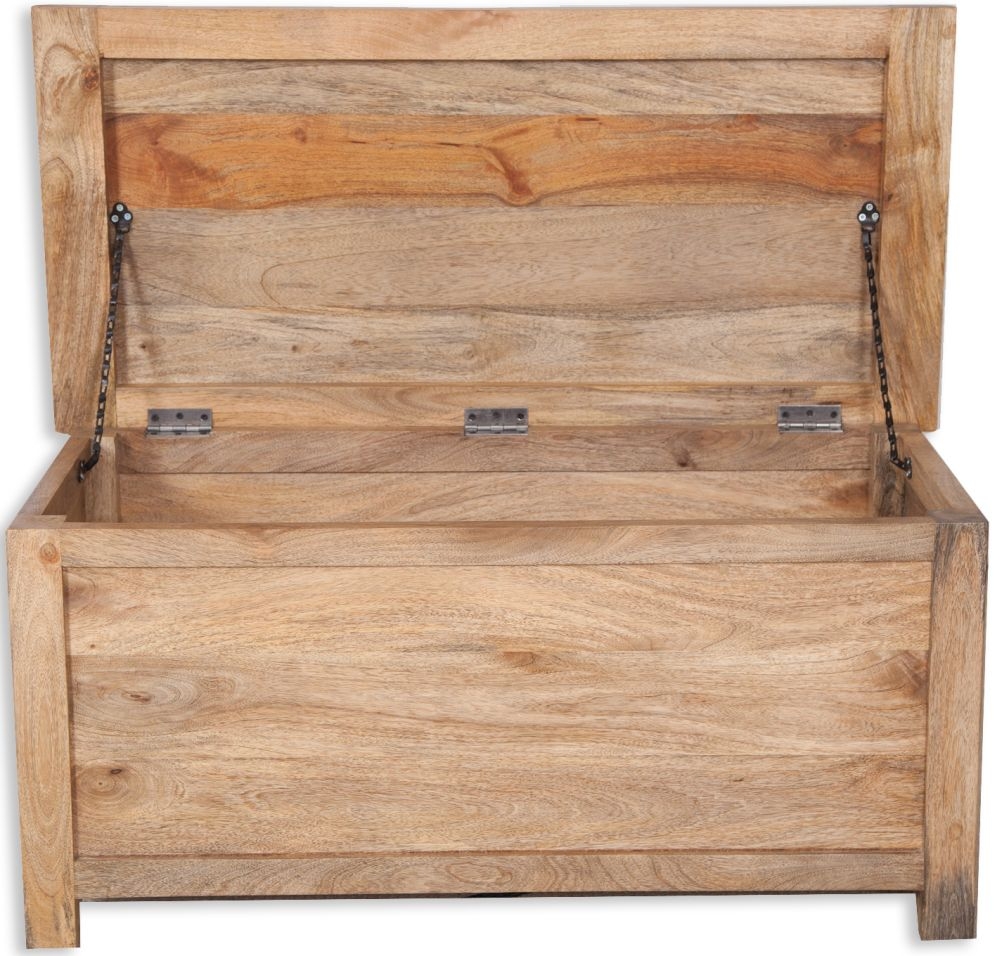 Bombay Solid Mango Wood Blanket Box