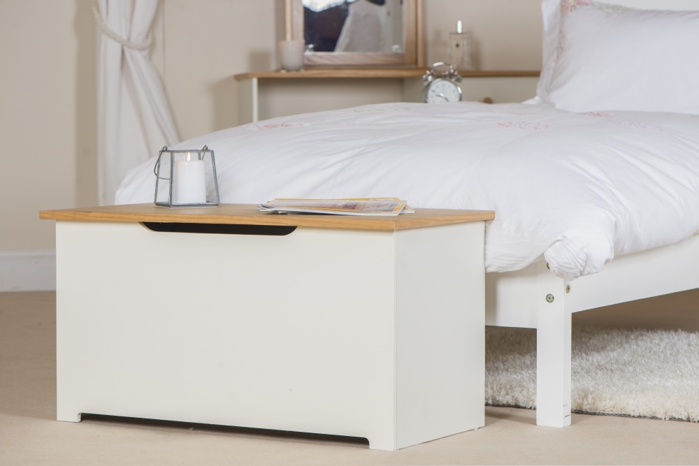 Colorado Bedroom Storage Box - White