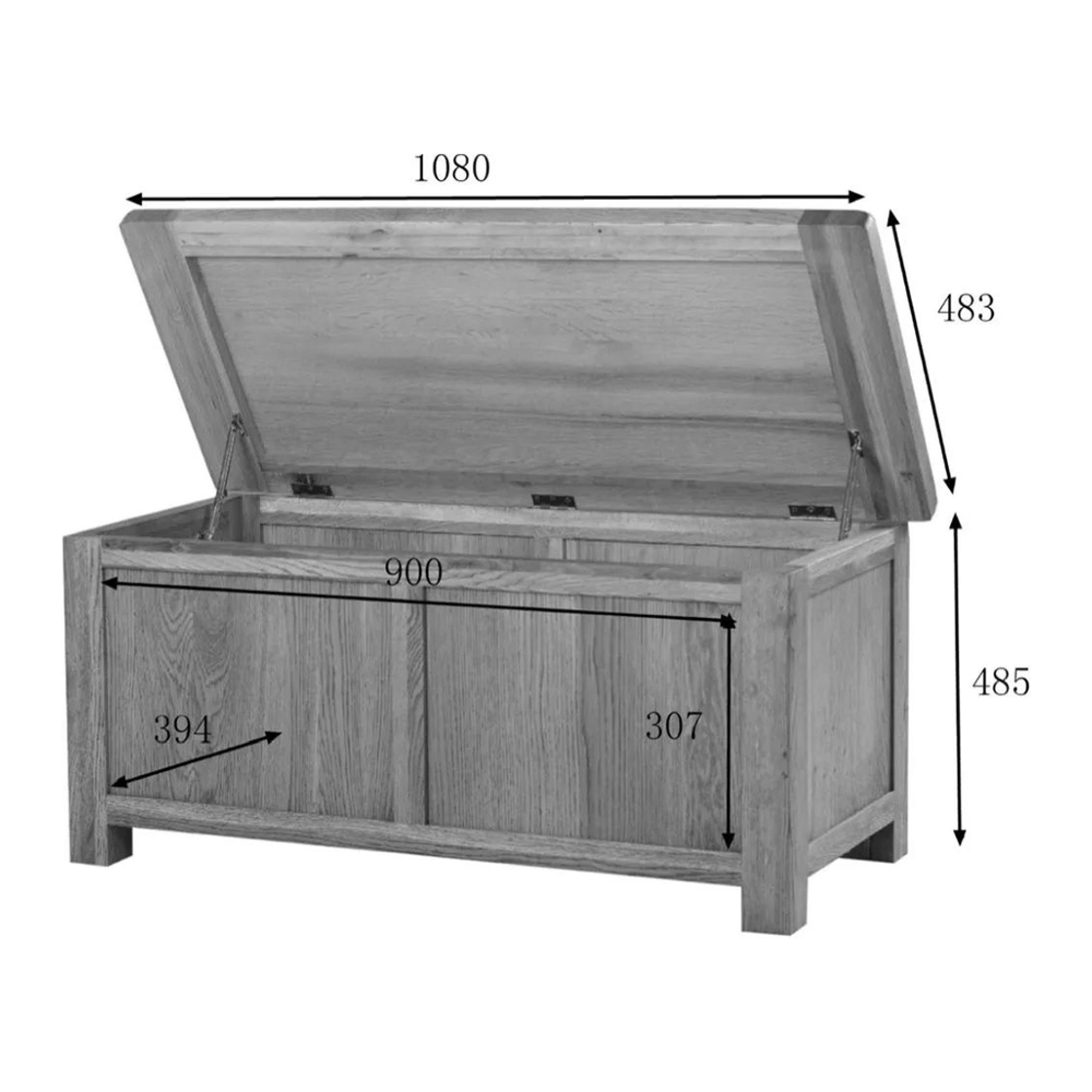 Clearance - Kent Oak Blanket Box - FSS16192